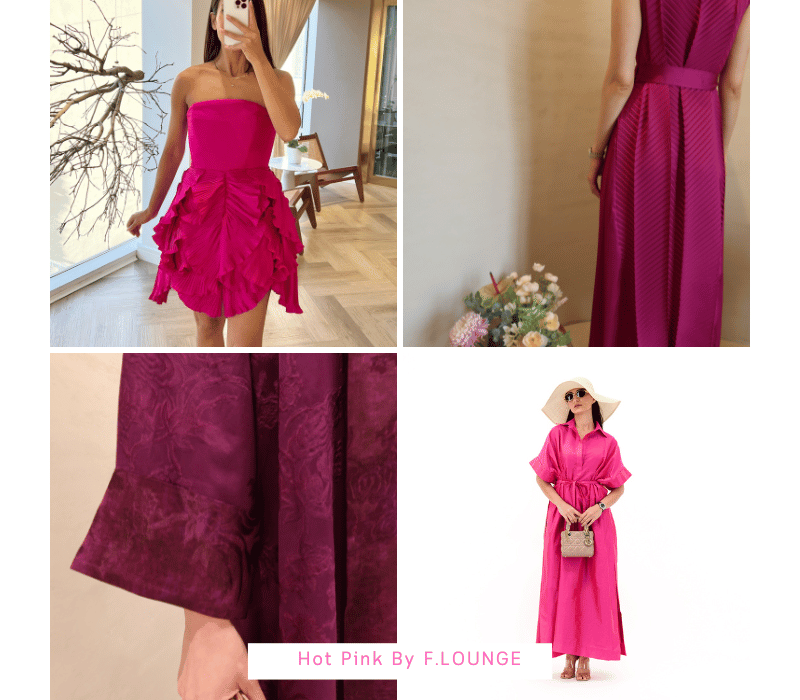 F Lounge Guide: Wearing Hot Pink for Fashion Statement