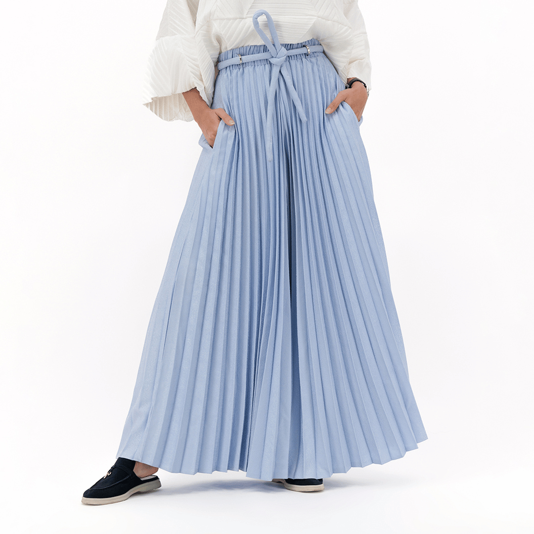 Sunny Pleated Pants F.Lounge Dubai 0_0_Sunny_pleated_pants_Blue_2