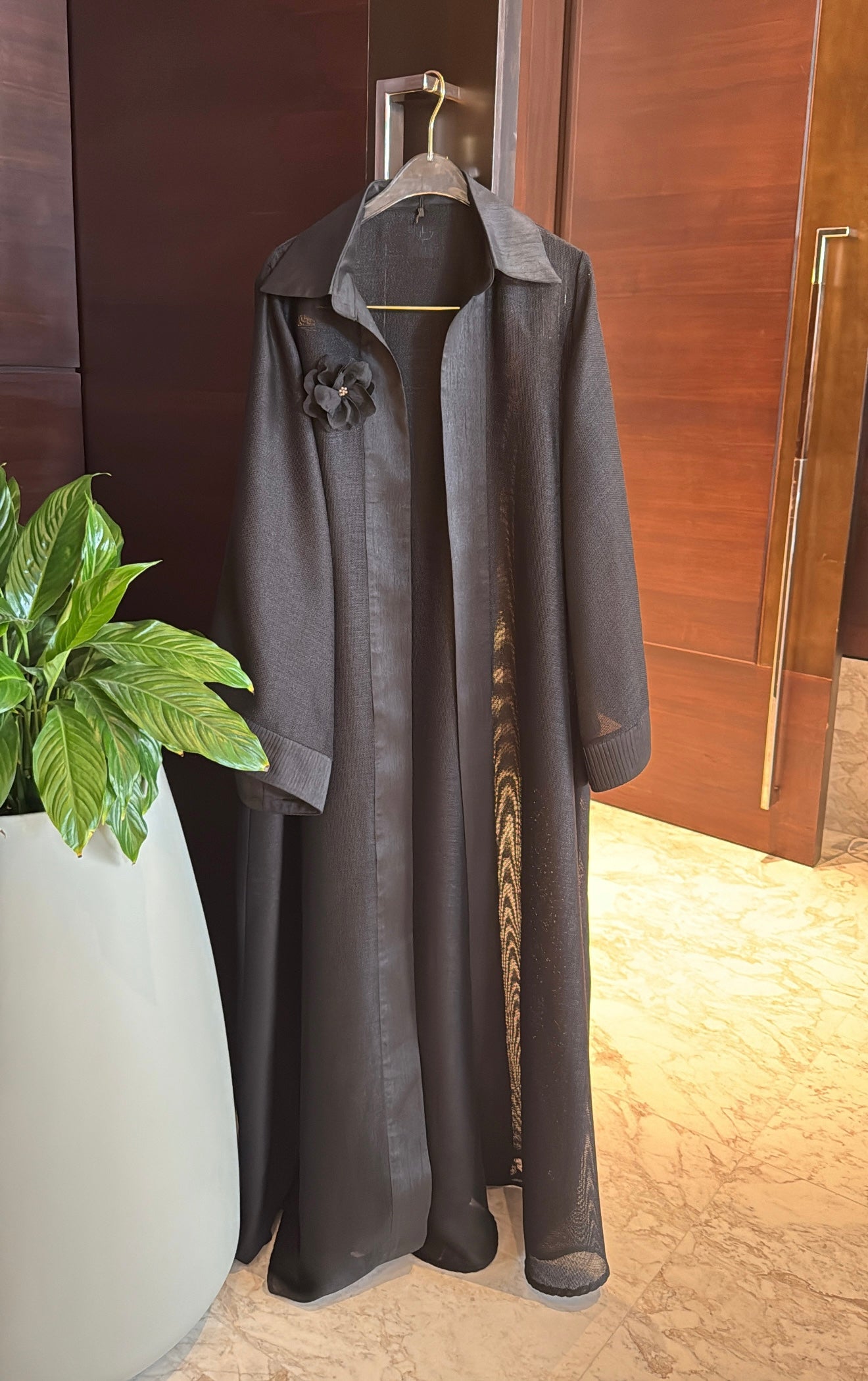 Shine Pleated Abaya Unknown 6BD517A4-4309-4293-969E-93BE9FF02C84