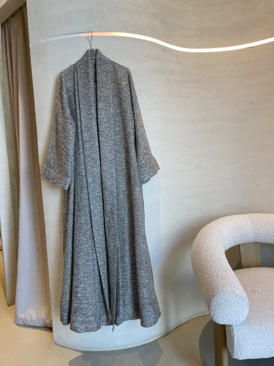 Tweed Abaya F.Lounge.Mena 7561211b2e3115e201683f1a86450e16