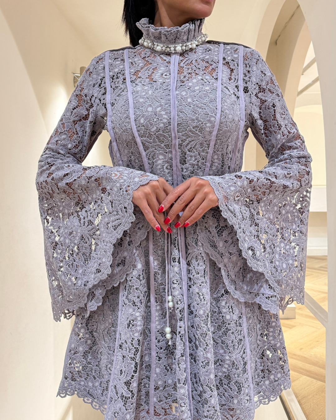 Alba Short Dress F.Lounge.Mena AlbaShortDressLilac12