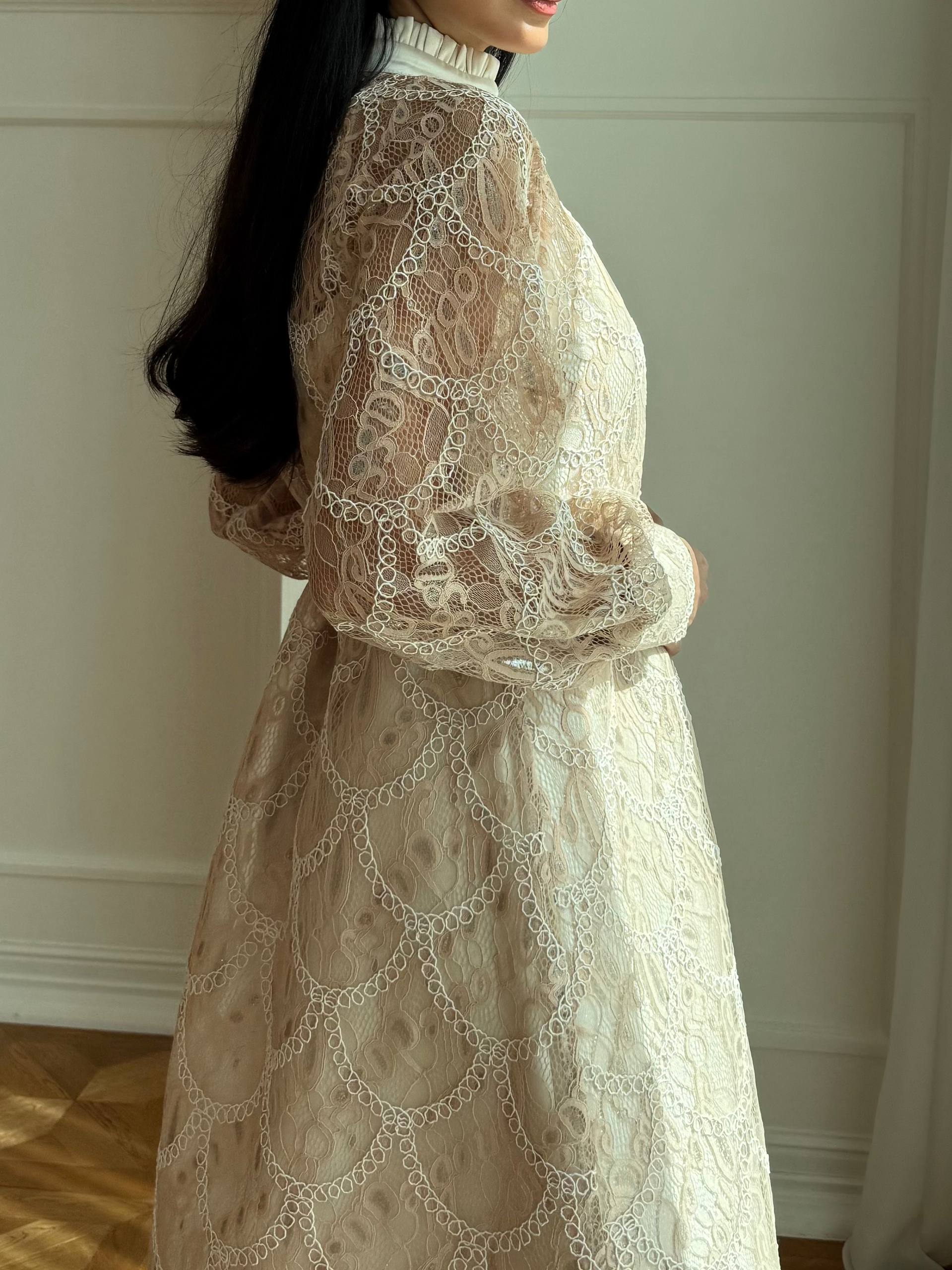 Braided Lace Dress Unknown Braided_Lace_Dress_Cream_1770729665288