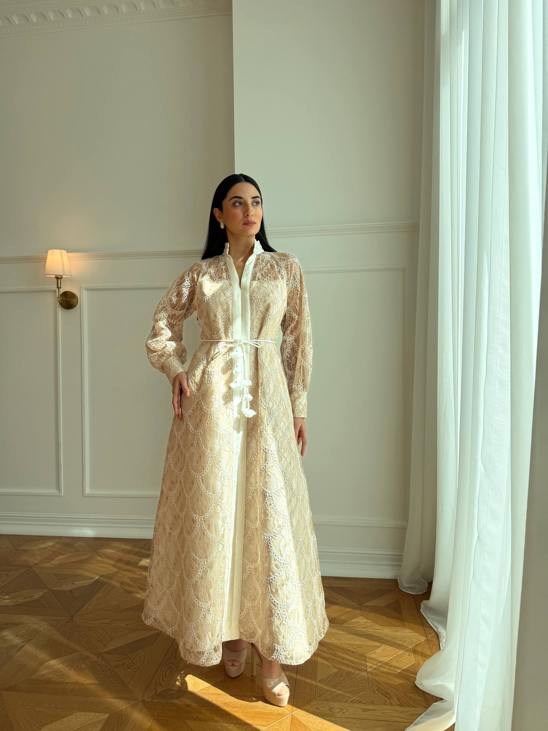 Braided Lace Dress Unknown Braided_Lace_Dress_Cream_1770729665884