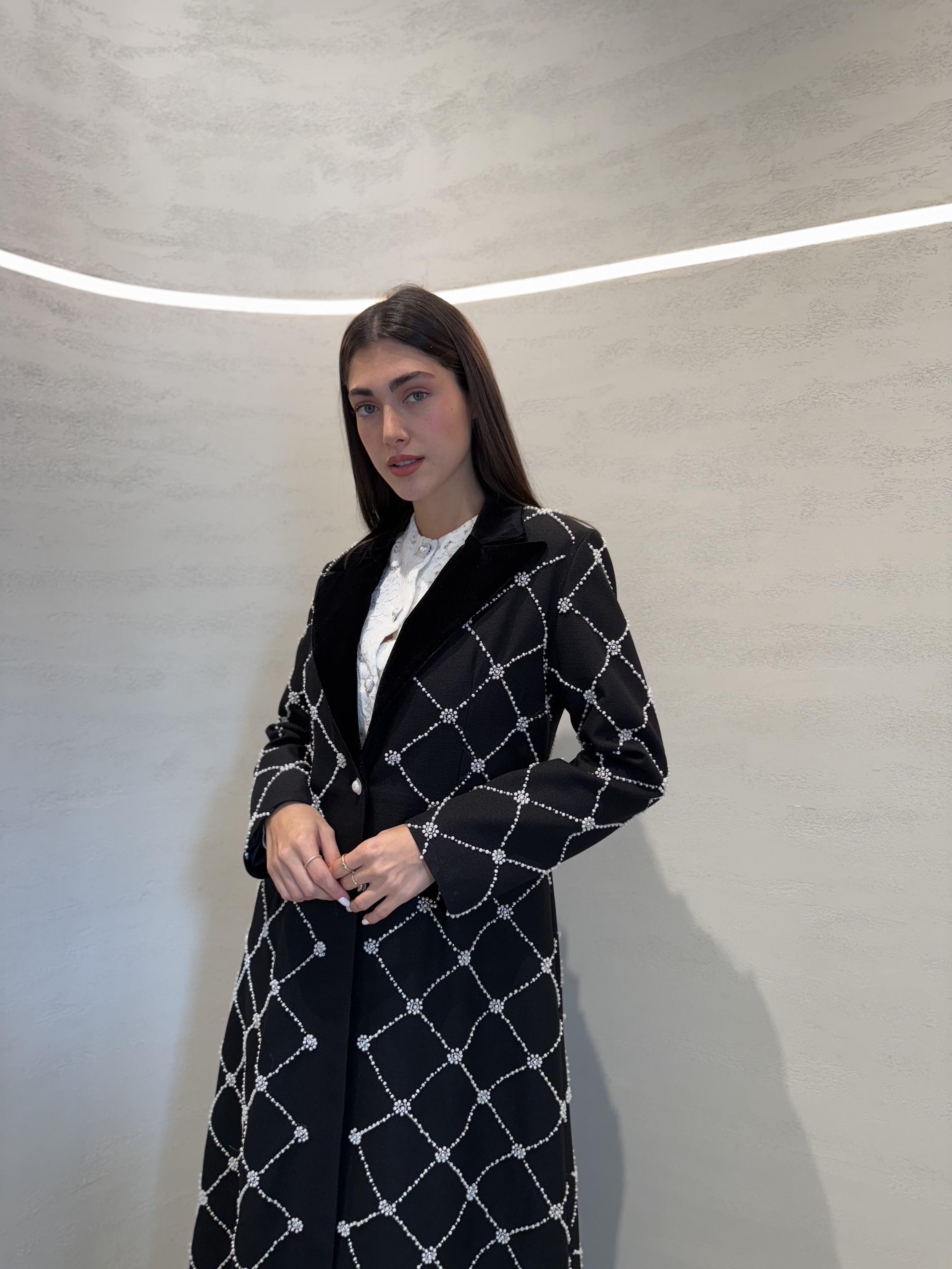 Coco Pearl Abaya F.Lounge.Mena Coco_Pearl_Abaya_Black_1767254653290