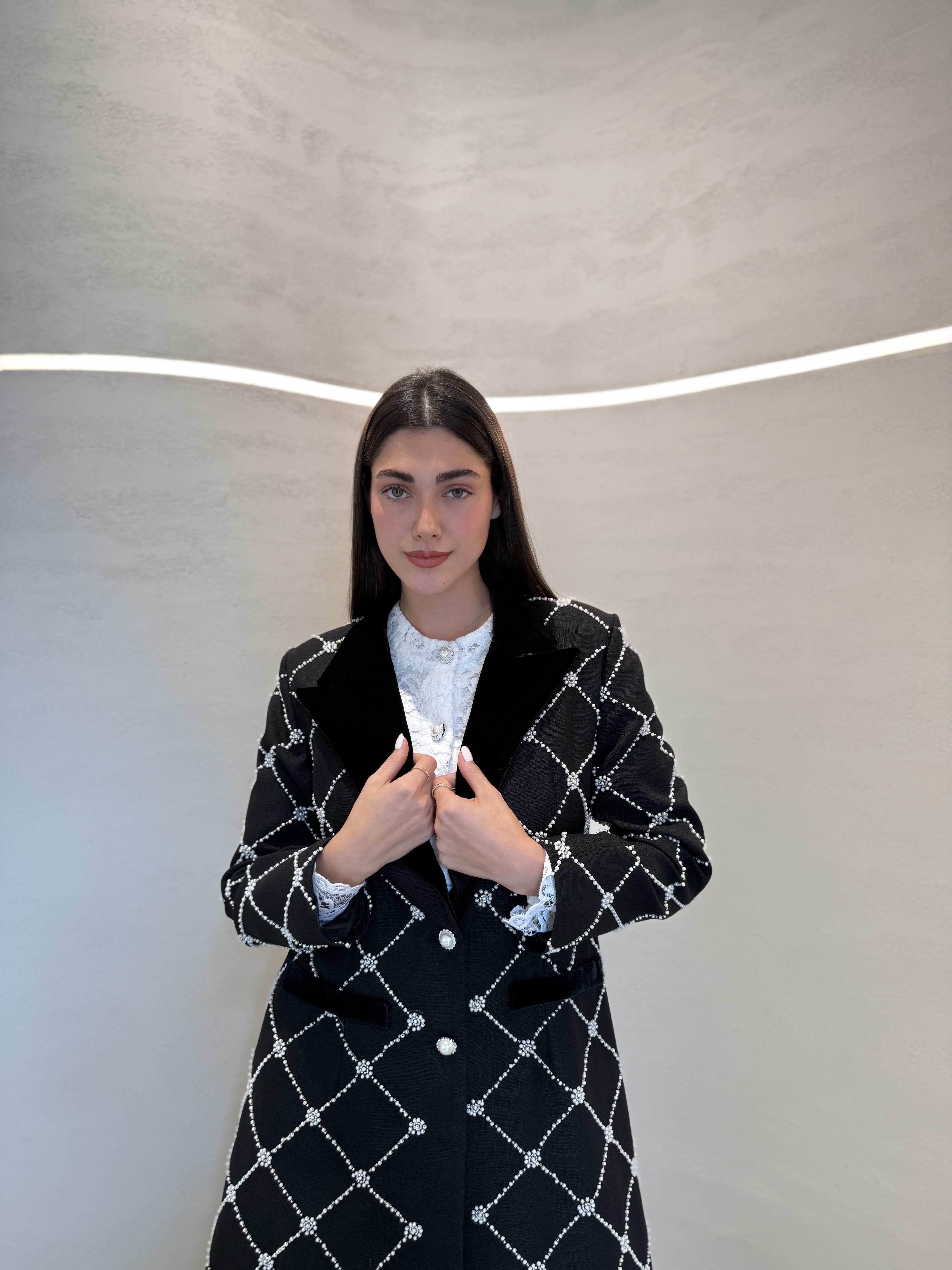 Coco Pearl Abaya F.Lounge.Mena Coco_Pearl_Abaya_Black_1767254771599