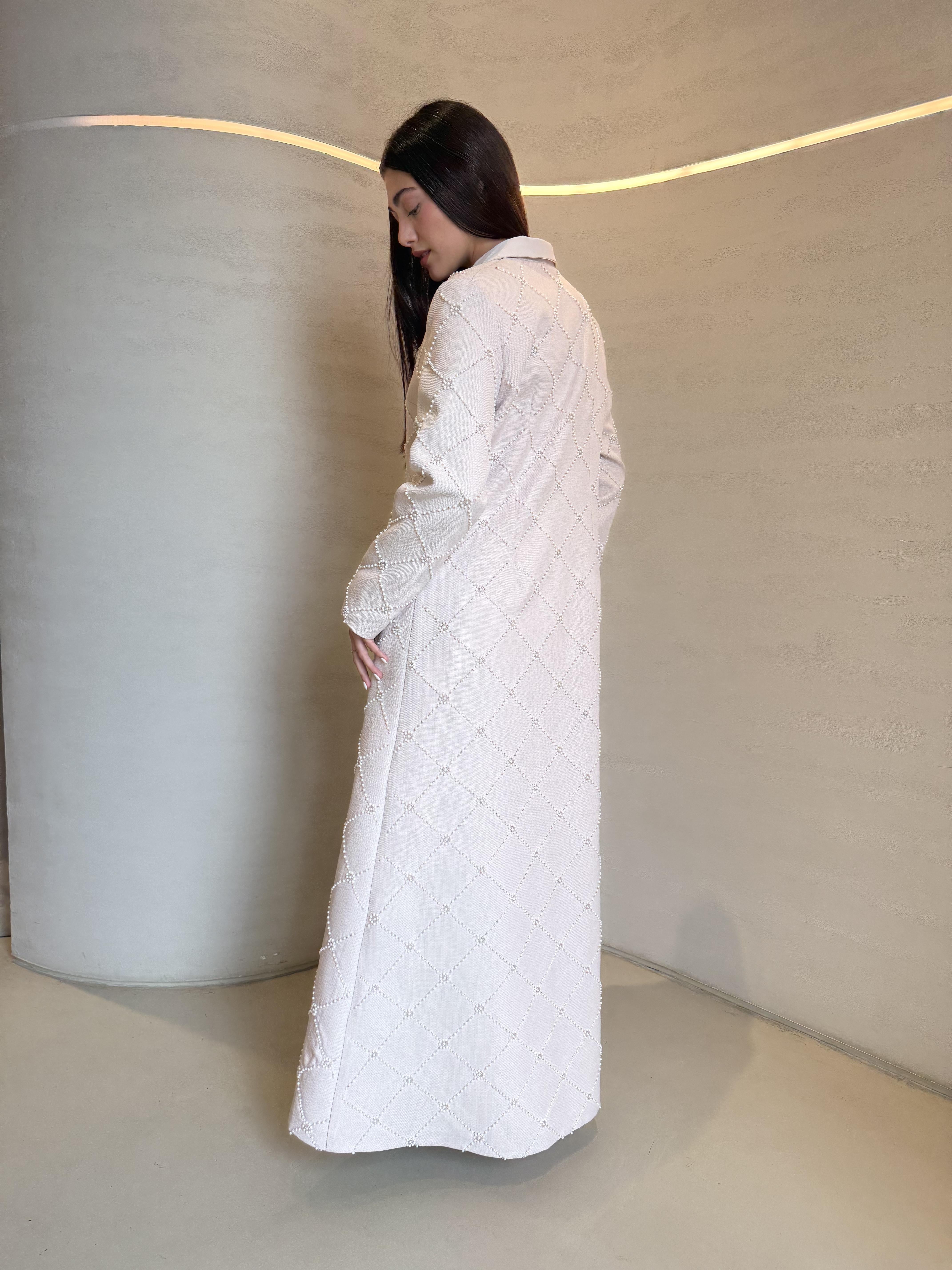 Coco Pearl Abaya F.Lounge.Mena Coco_Pearl_Abaya_Pink_1767254417605