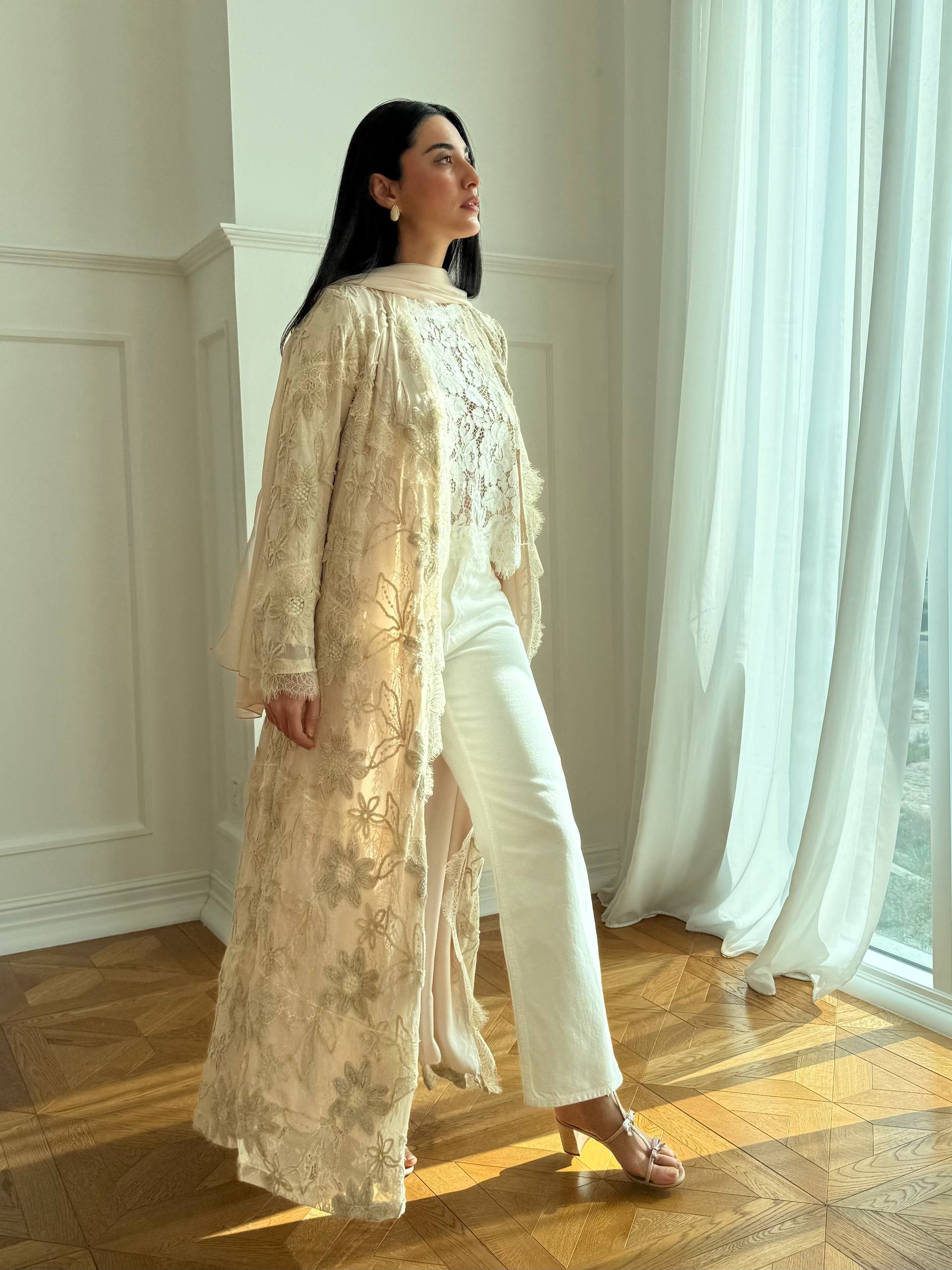 Dream Lace Abaya Unknown Dream_Lace_Abaya_White_1770713666134