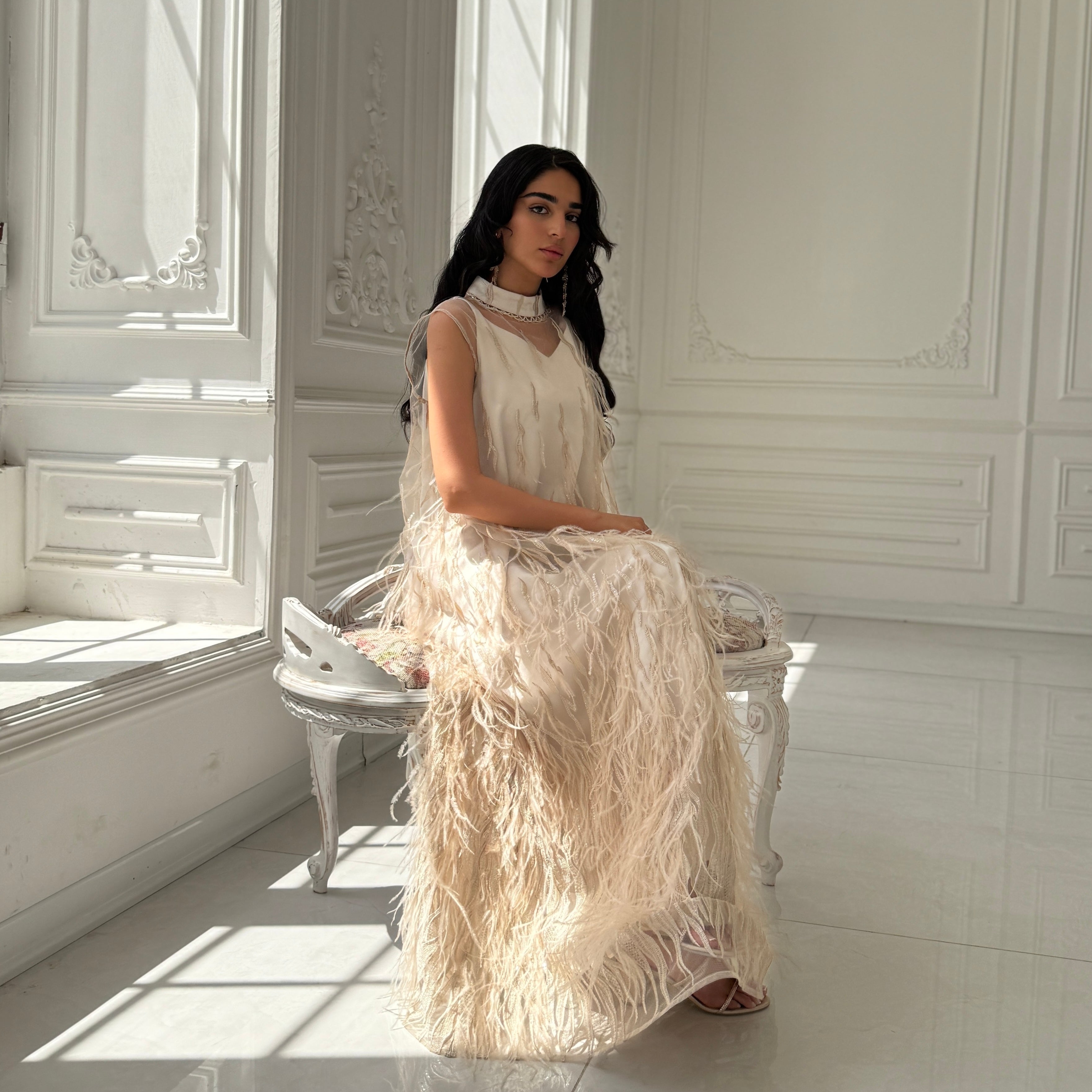 Furry Set Abaya F.Lounge.Mena FurrySetAbaya_3