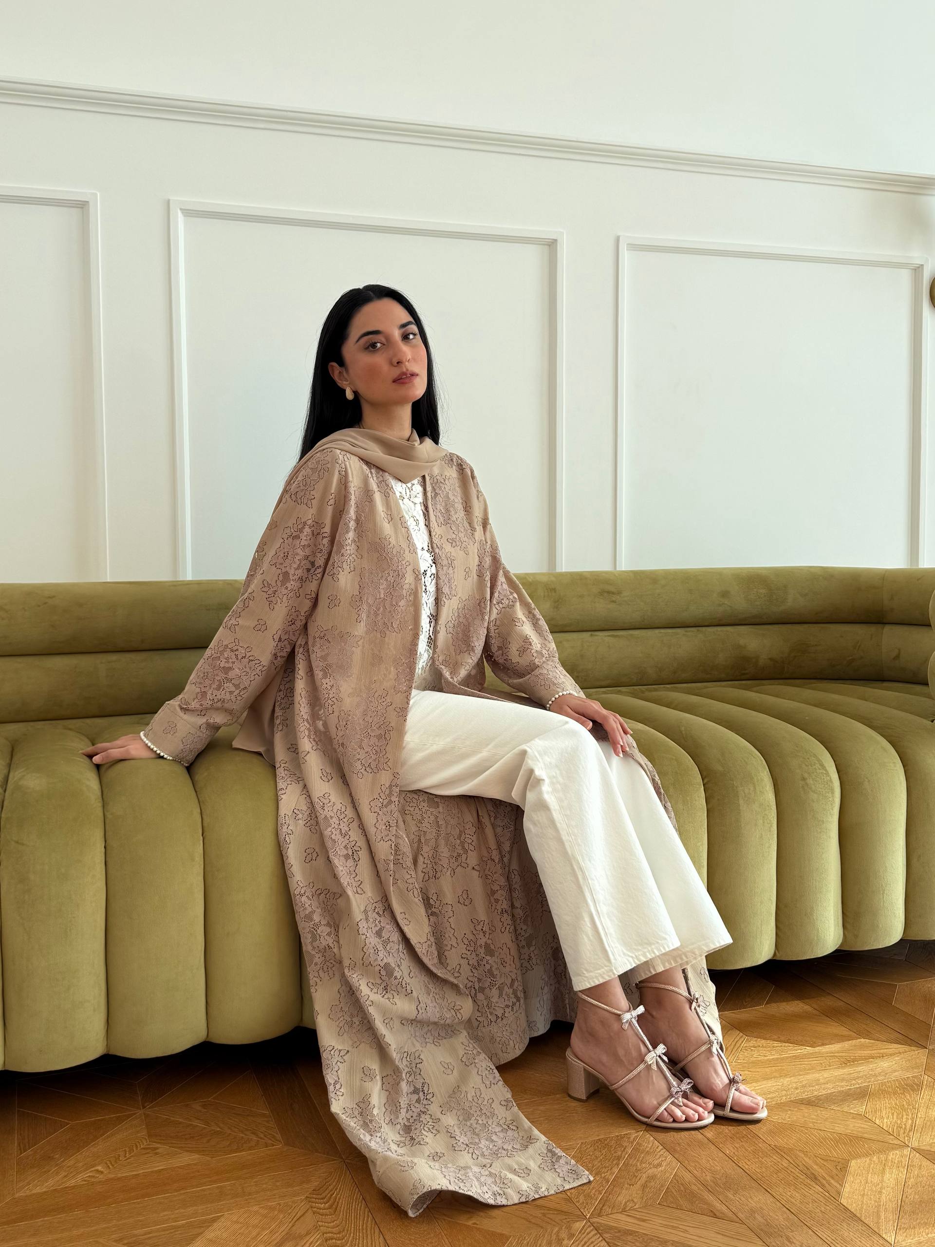 Garden Lace Abaya Unknown Garden_Lace_Abaya_Beige_1770718137287
