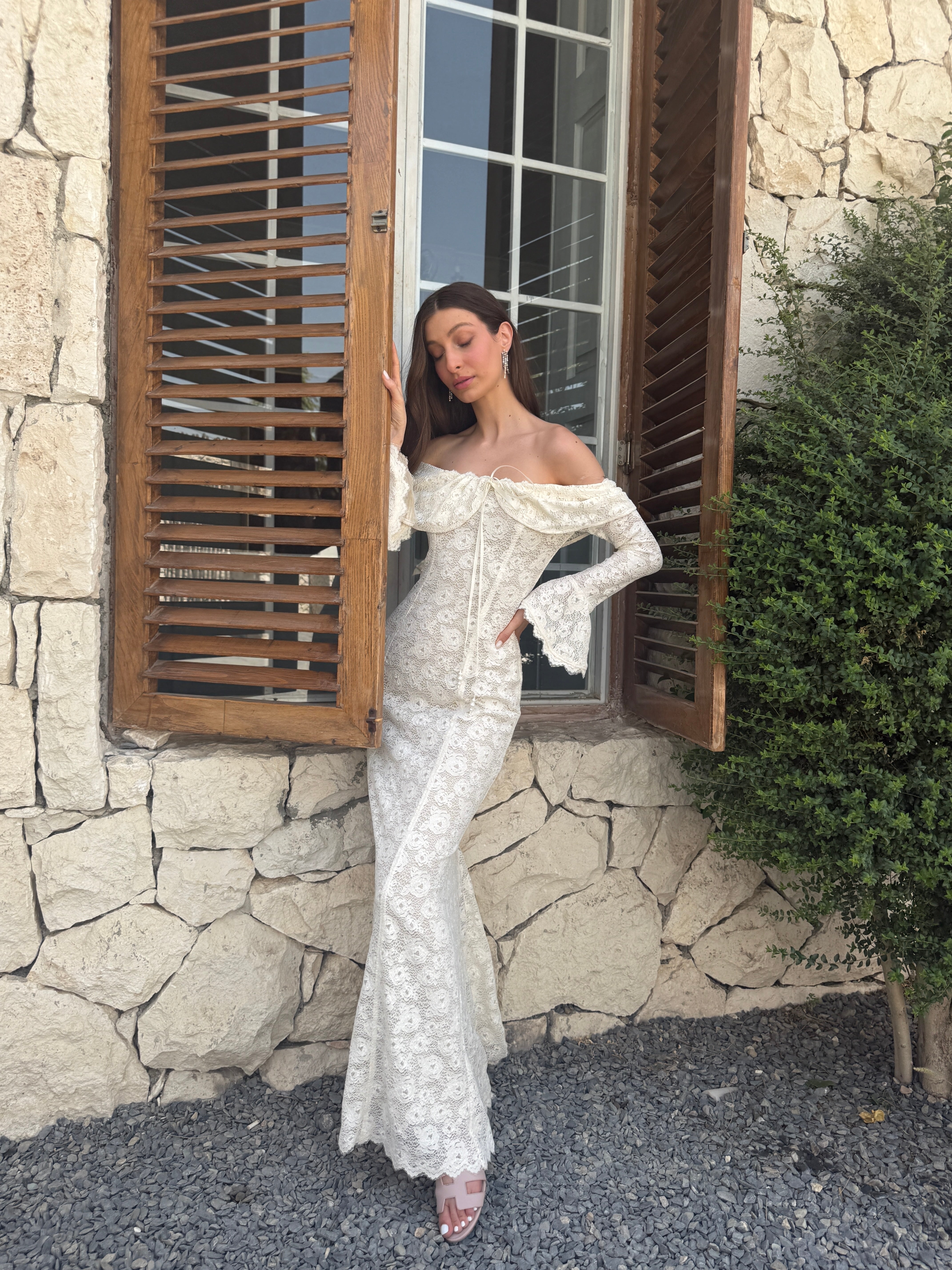 Off Shoulder Alba Dress F.Lounge.Mena IMG_3631