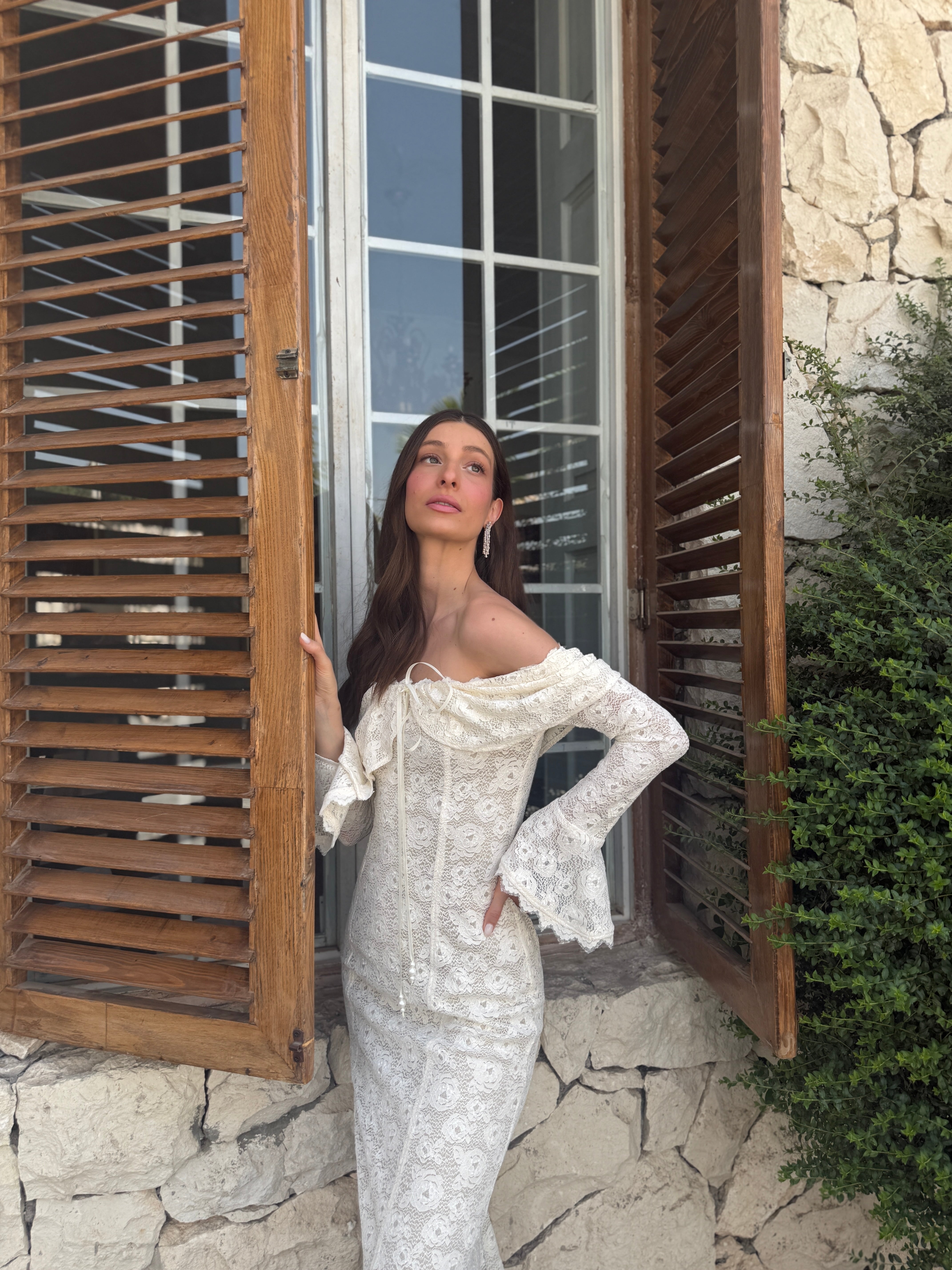 Off Shoulder Alba Dress F.Lounge.Mena IMG_3635