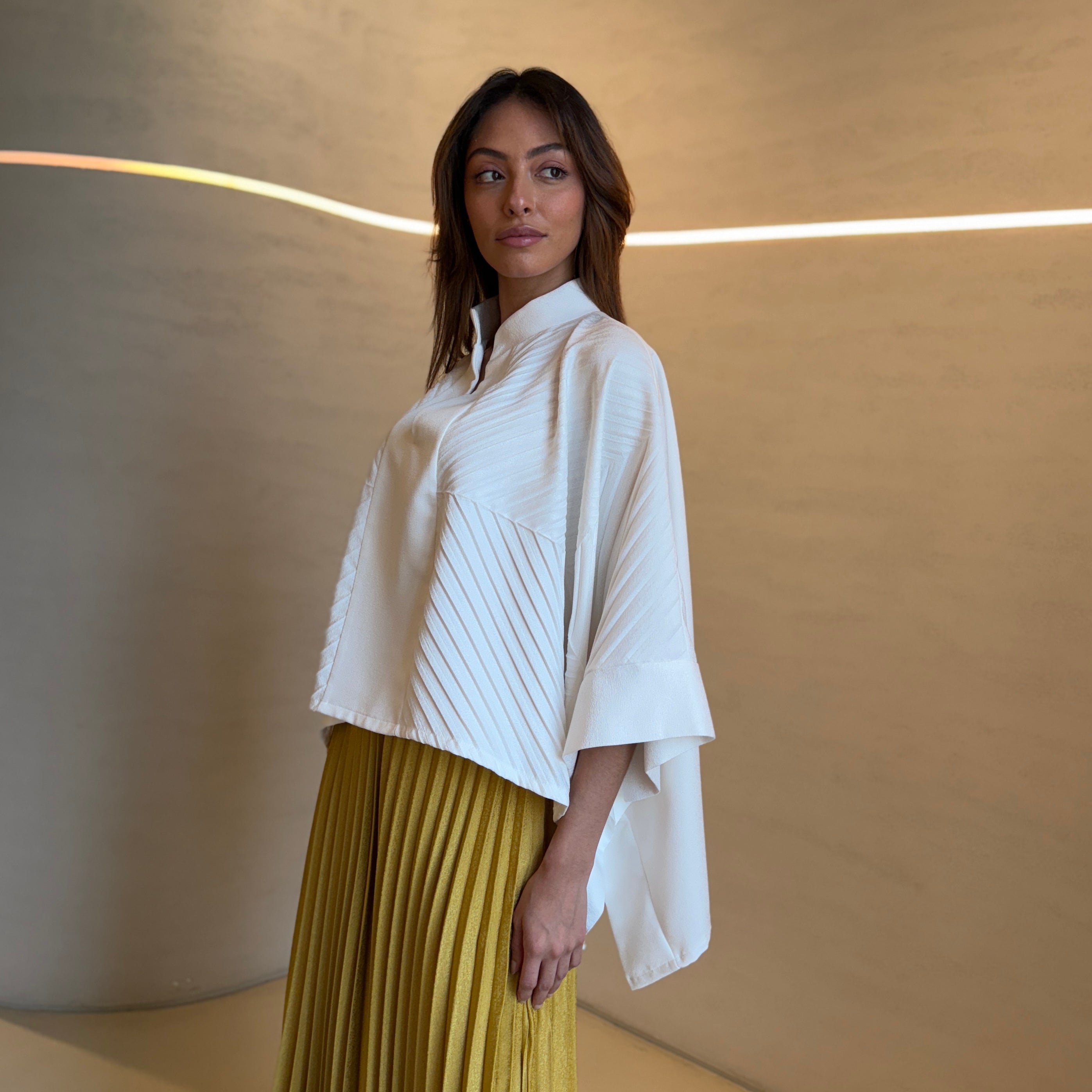 Kaftan Casual Pleated Set