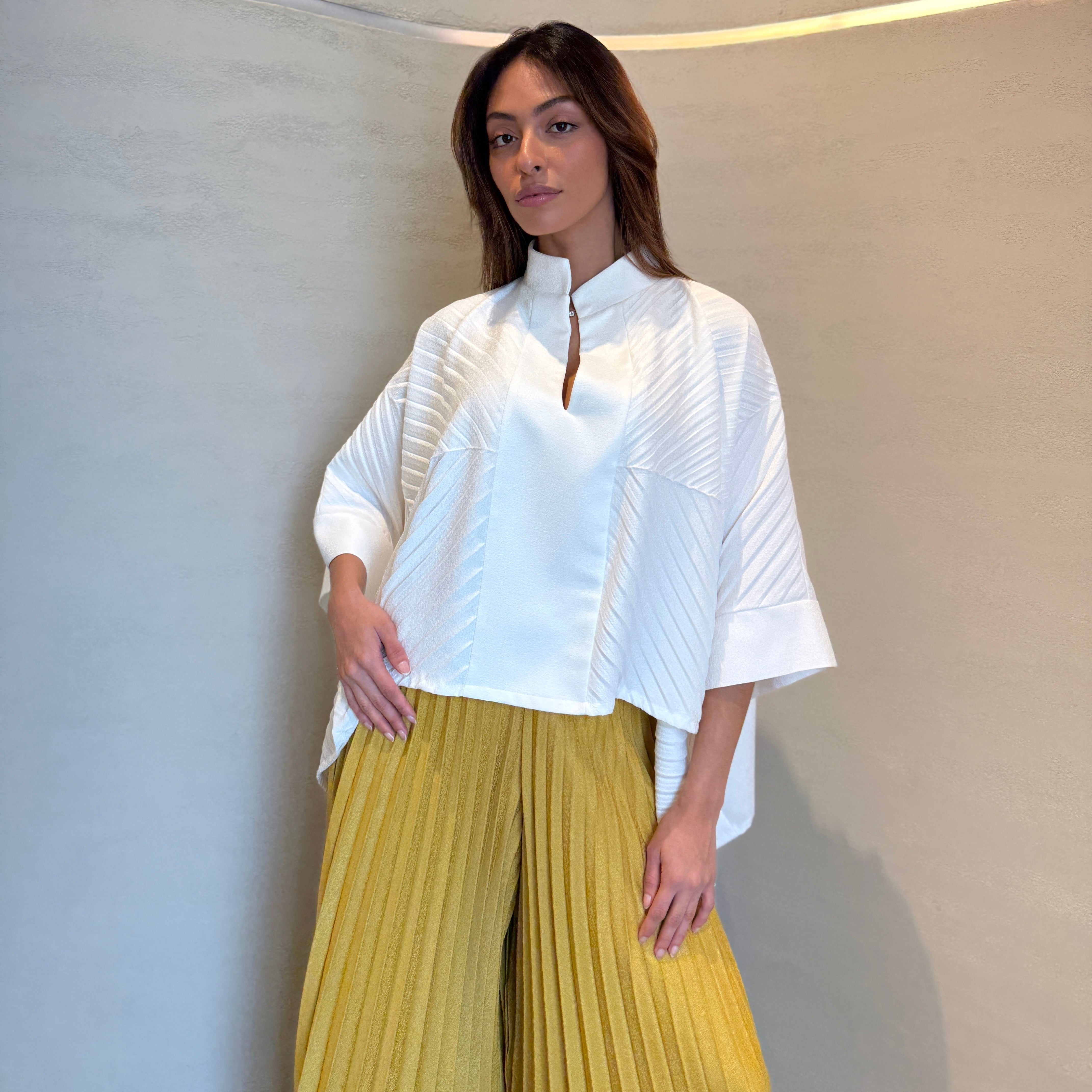 Kaftan Casual Pleated Set