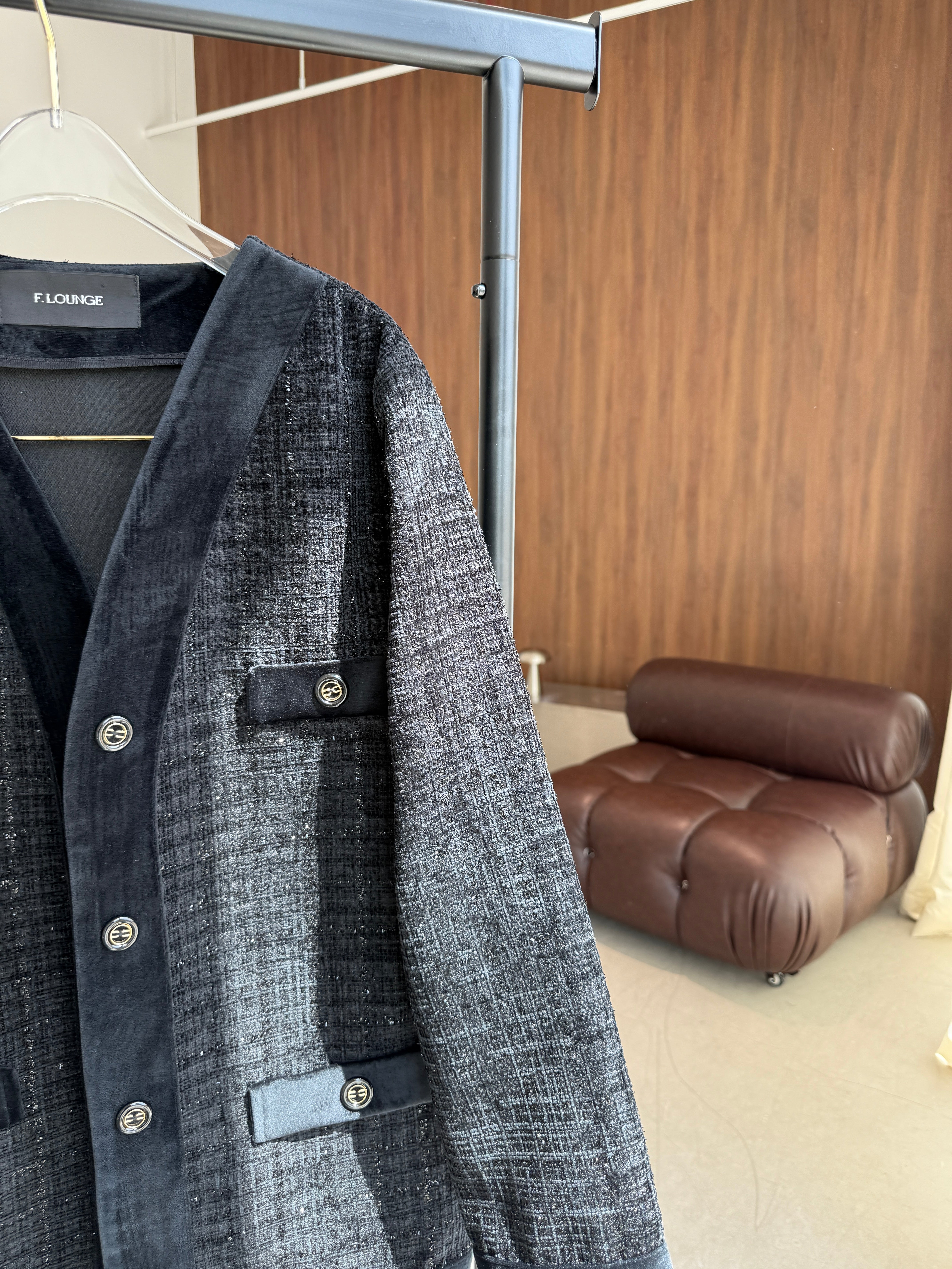 Velvet Chenille Coat F.Lounge.Mena IMG_7046