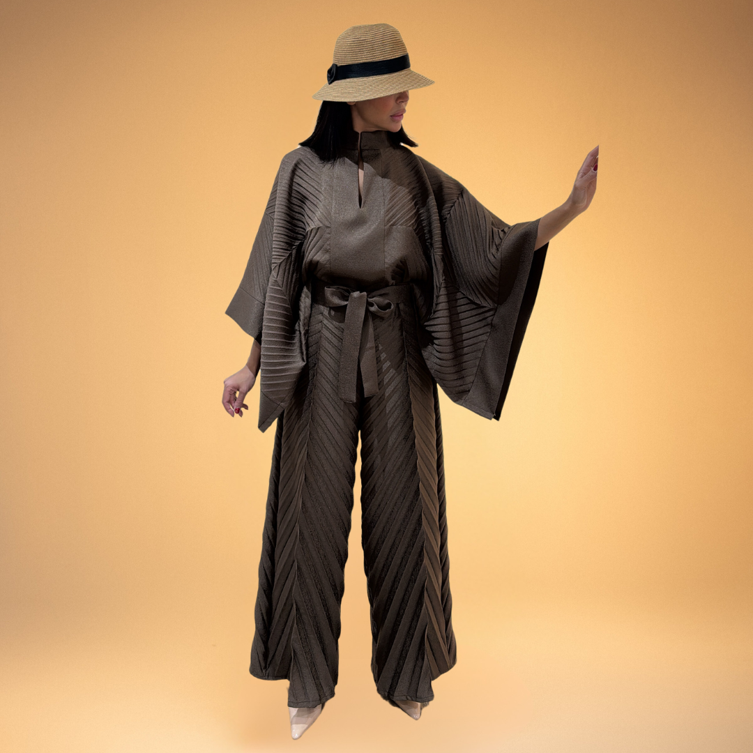 Casual Pleated Pants