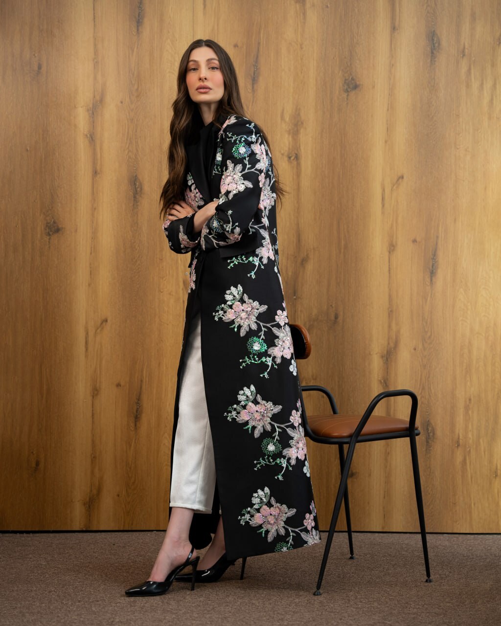 Polca Colorful Abaya F.Lounge.Mena Polca_Colorful_Abaya_Black_1782155665637