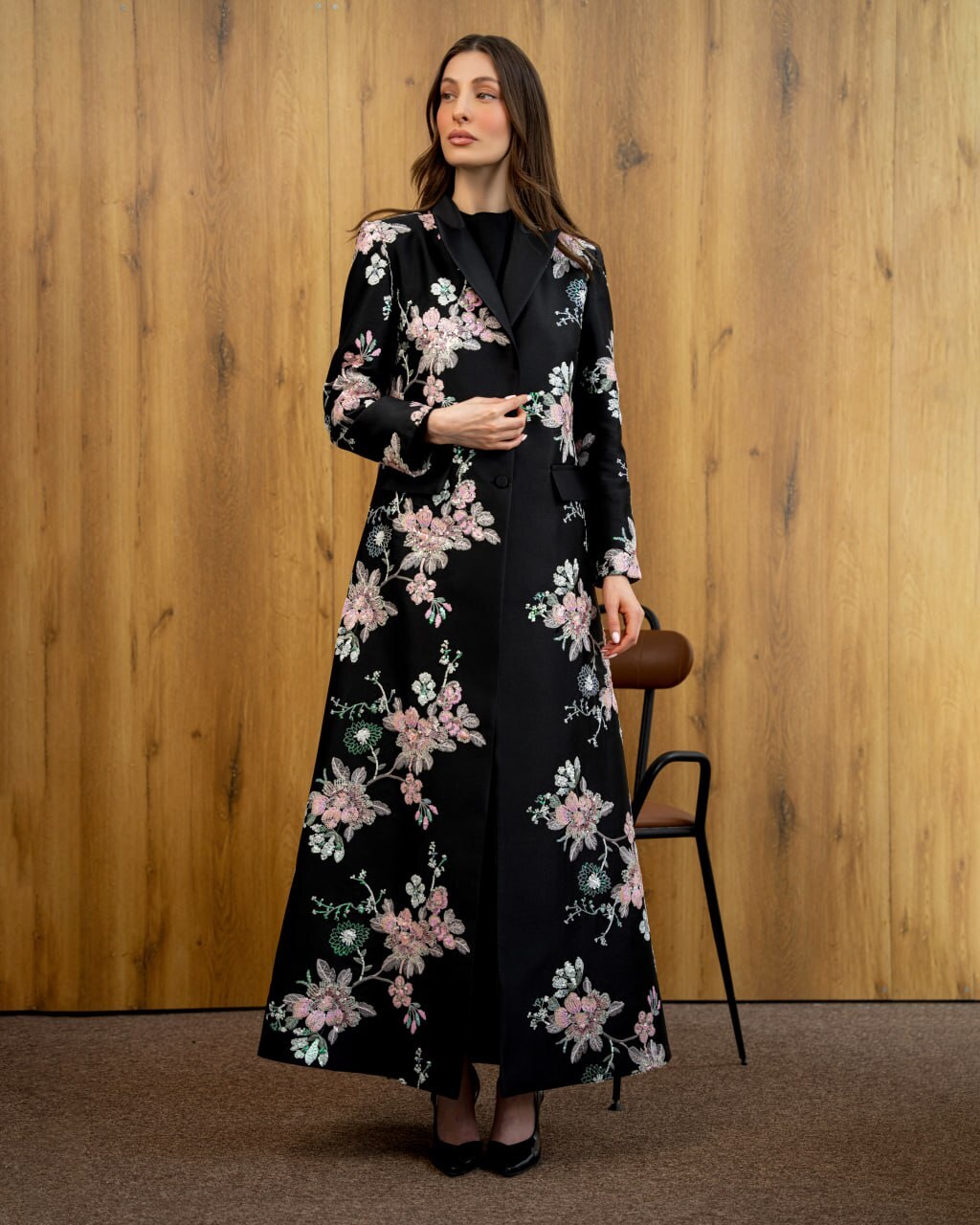 Polca Colorful Abaya F.Lounge.Mena Polca_Colorful_Abaya_Black_1782155665877
