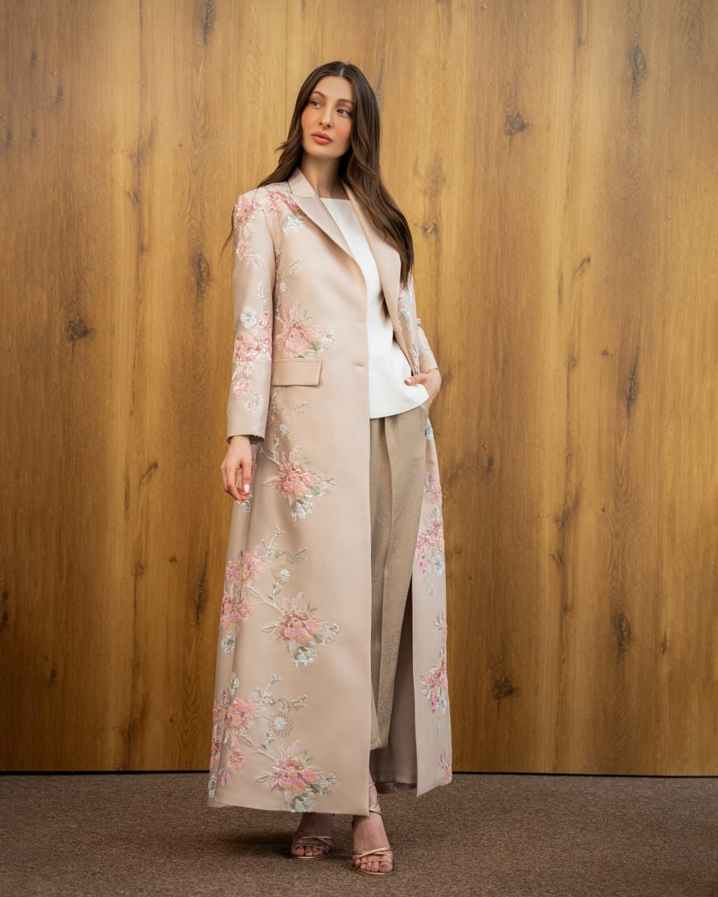 Polca Colorful Abaya F.Lounge.Mena Polca_Colorful_Abaya_Cream_1782156085544