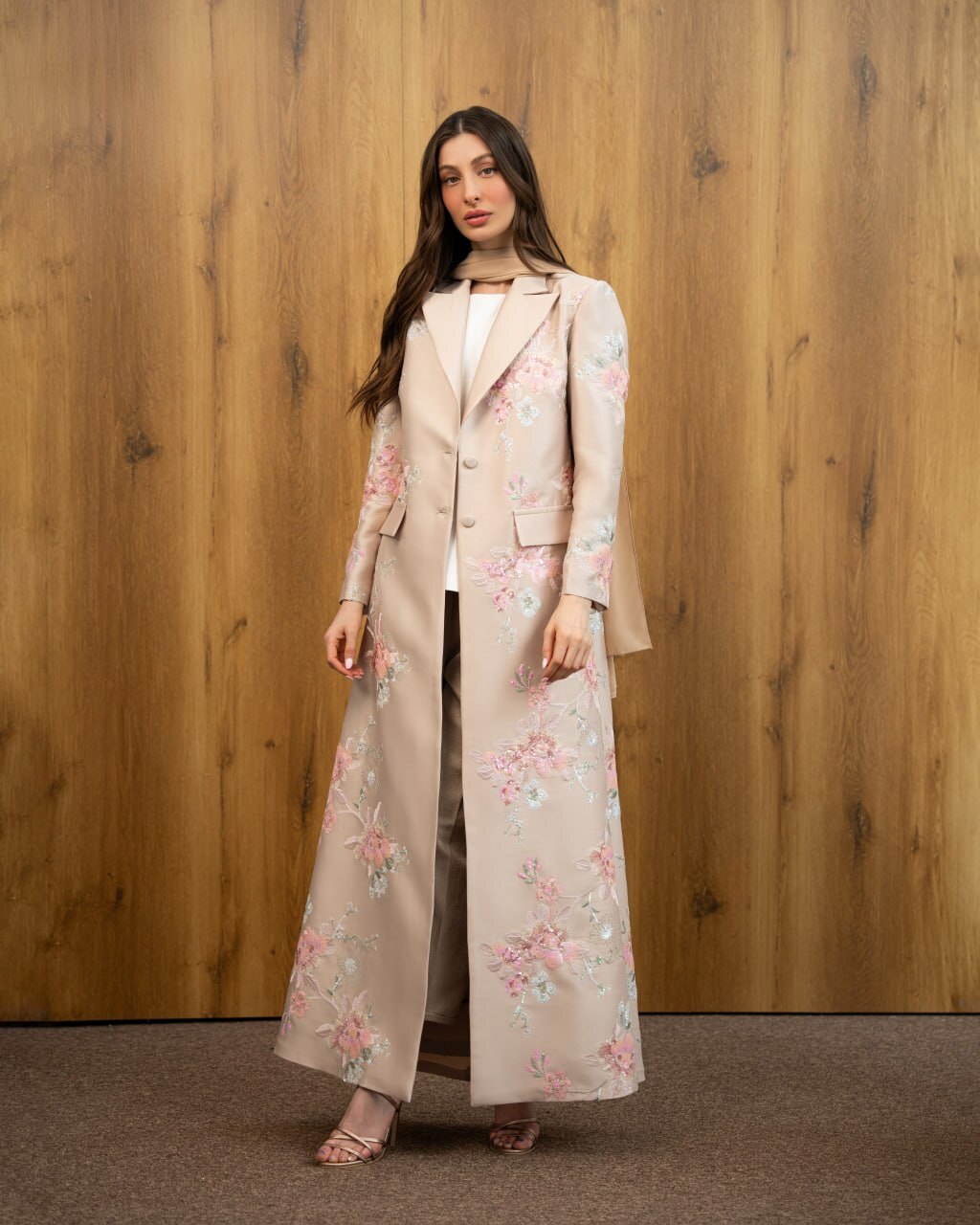 Polca Colorful Abaya F.Lounge.Mena Polca_Colorful_Abaya_Cream_1782156151756
