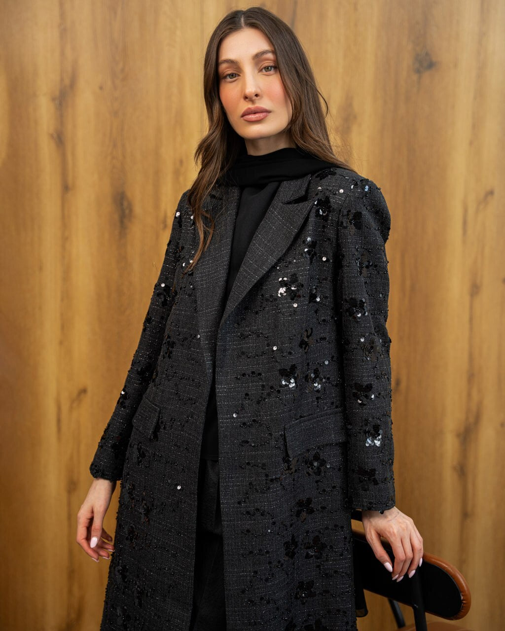 Polca Flower Abaya Unknown Polca_Flower_Abaya_Black_1782158534377