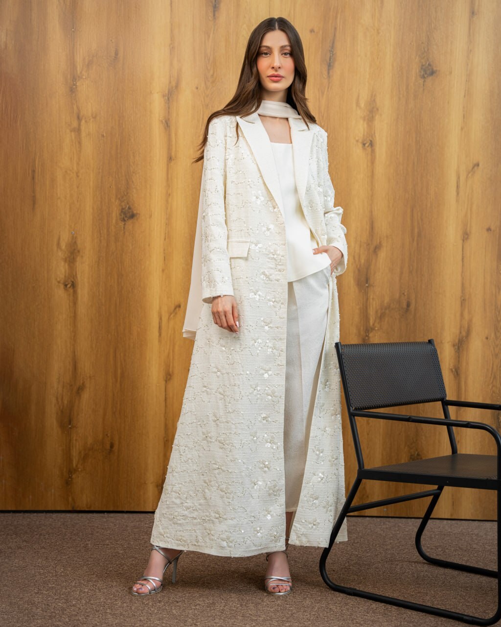 Polca Flower Abaya Unknown Polca_Flower_Abaya_White_1782158563927
