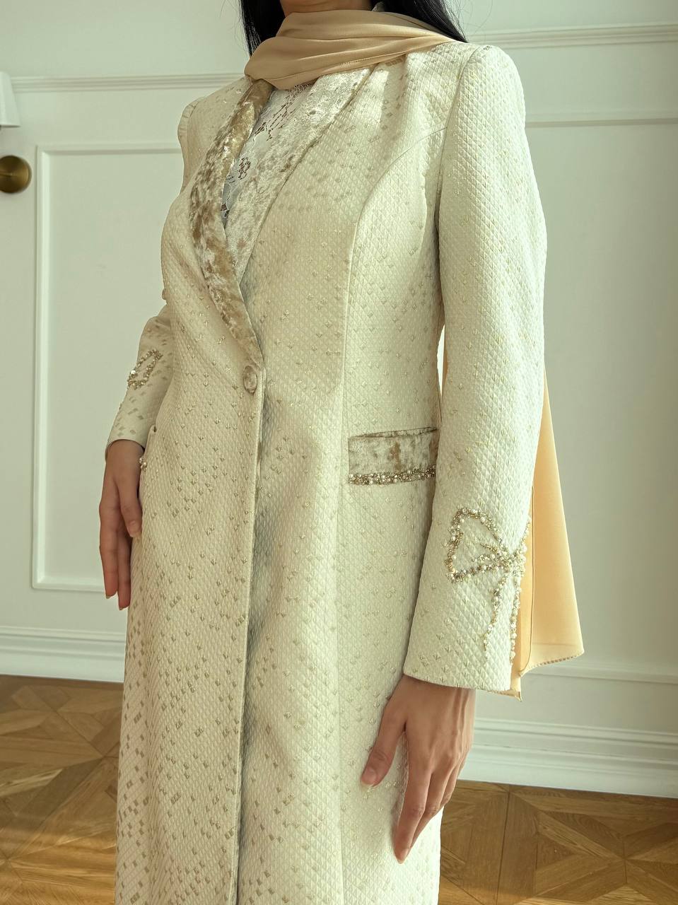 Ribbon Bids Abaya Unknown Ribbon_Bids_Abaya_Cream_1770714505889