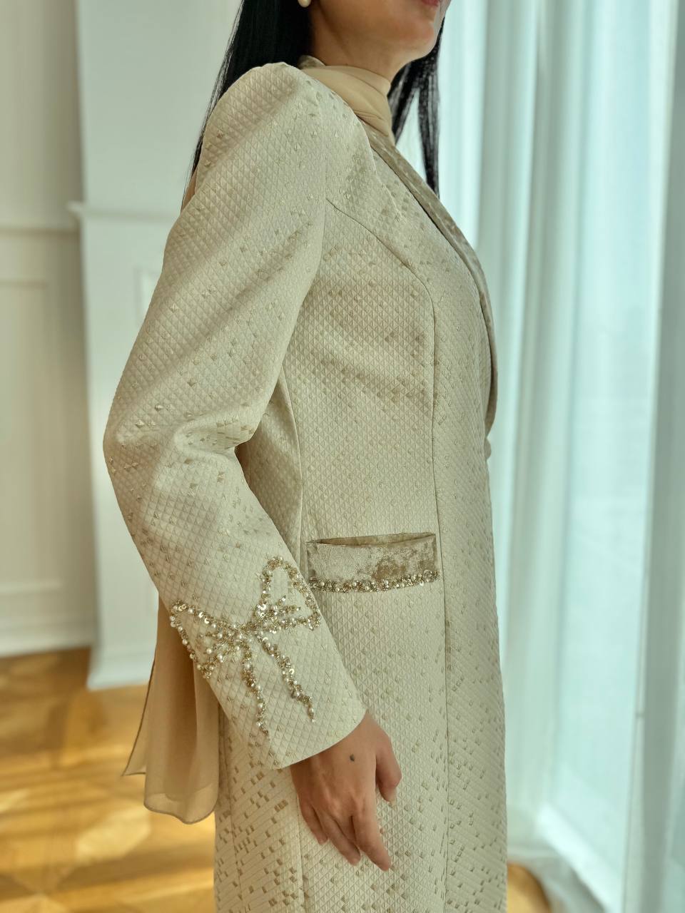 Ribbon Bids Abaya Unknown Ribbon_Bids_Abaya_Cream_1770714507637