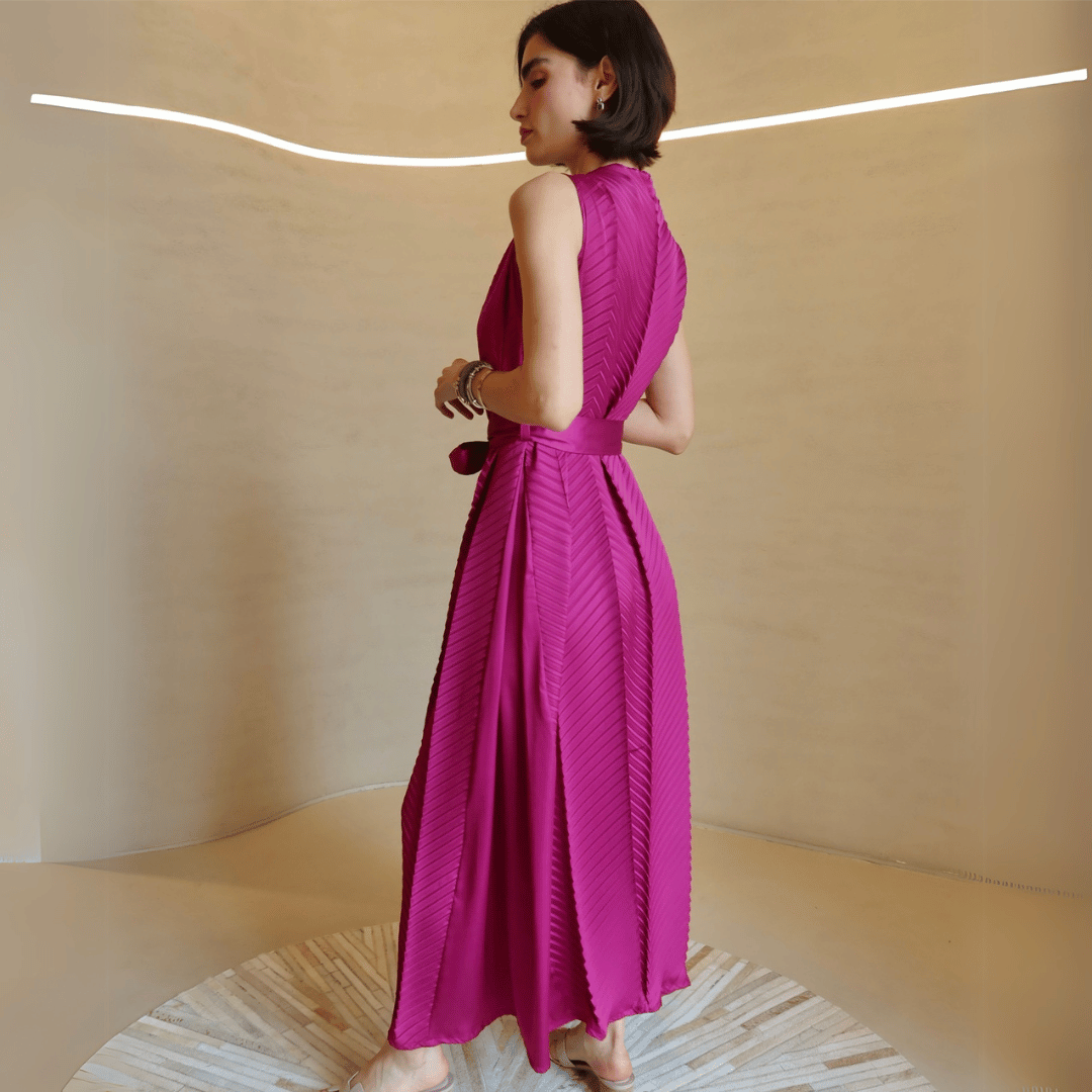 Silk Linear Dress F.Lounge Dubai SilkLinearDressf.loungeSQ6