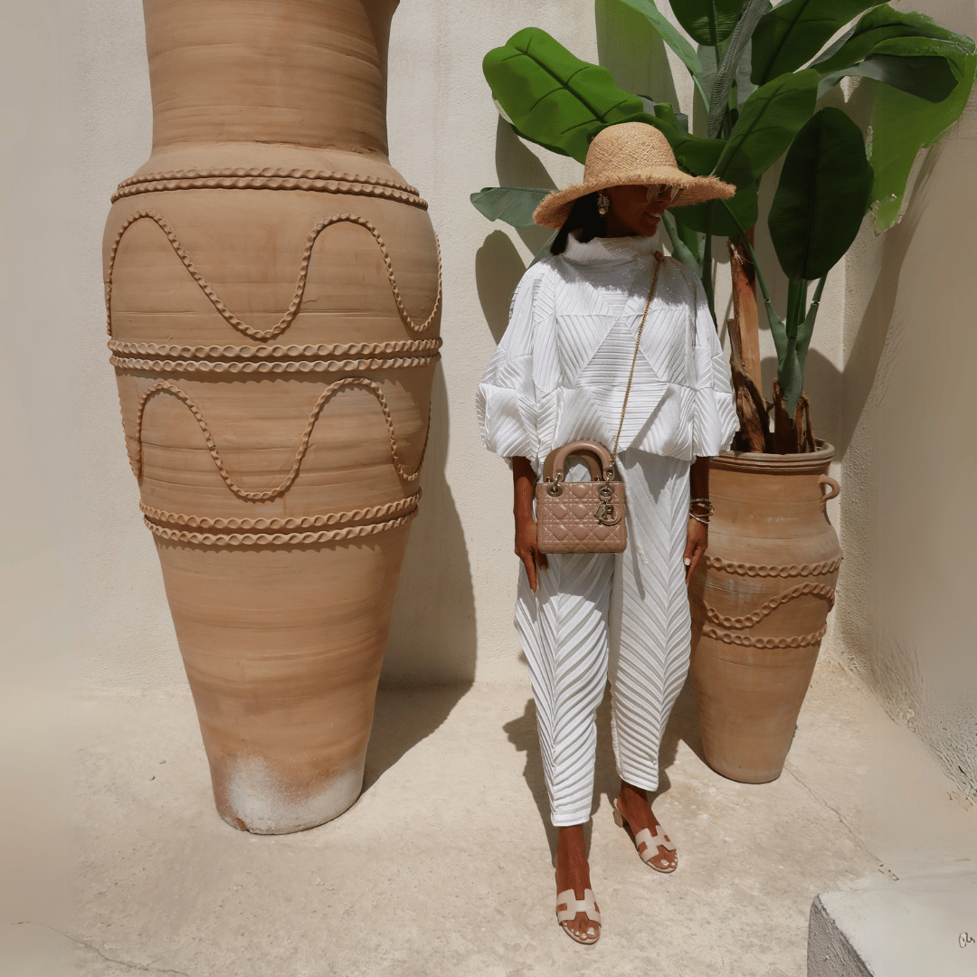 Squared Pleated Blouse
