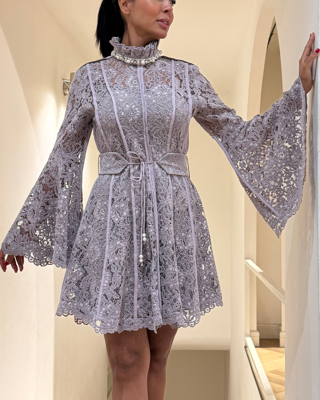 Alba Short Dress F.Lounge.Mena AlbaShortDressLilac11