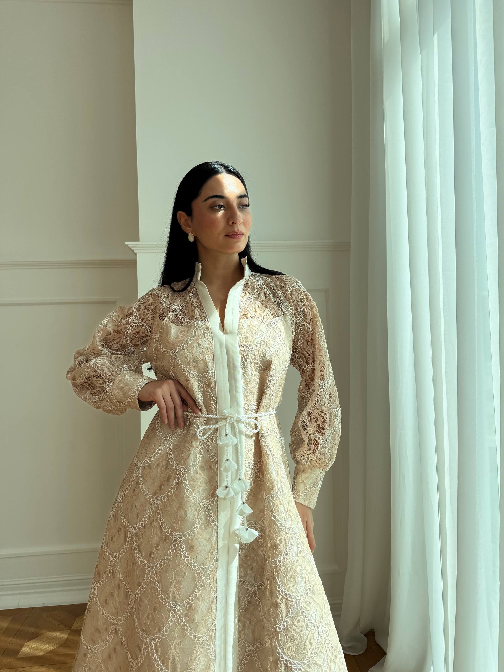 Braided Lace Dress Unknown Braided_Lace_Dress_Cream_1770729666496