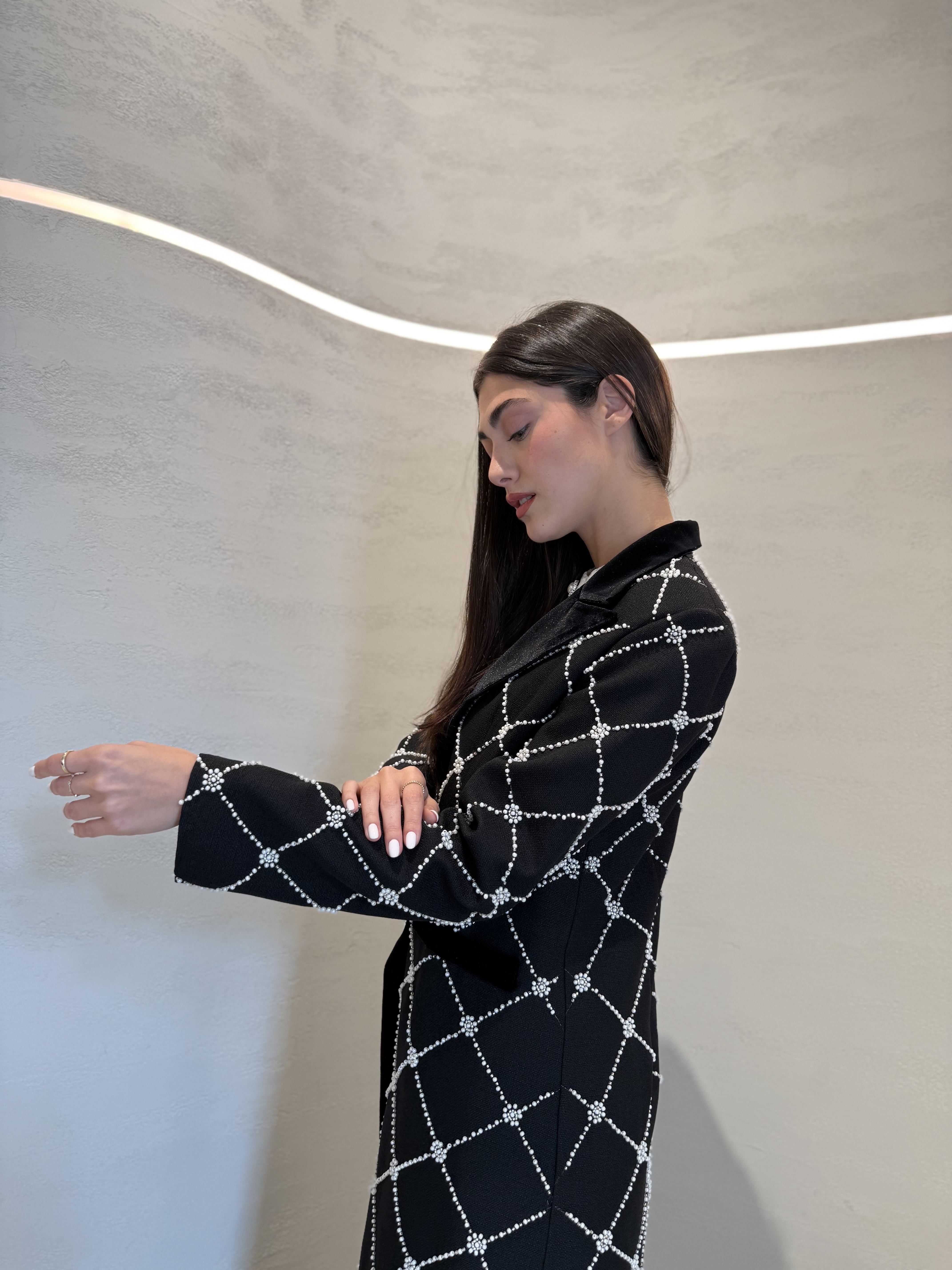 Coco Pearl Abaya F.Lounge.Mena Coco_Pearl_Abaya_Black_1767254723446