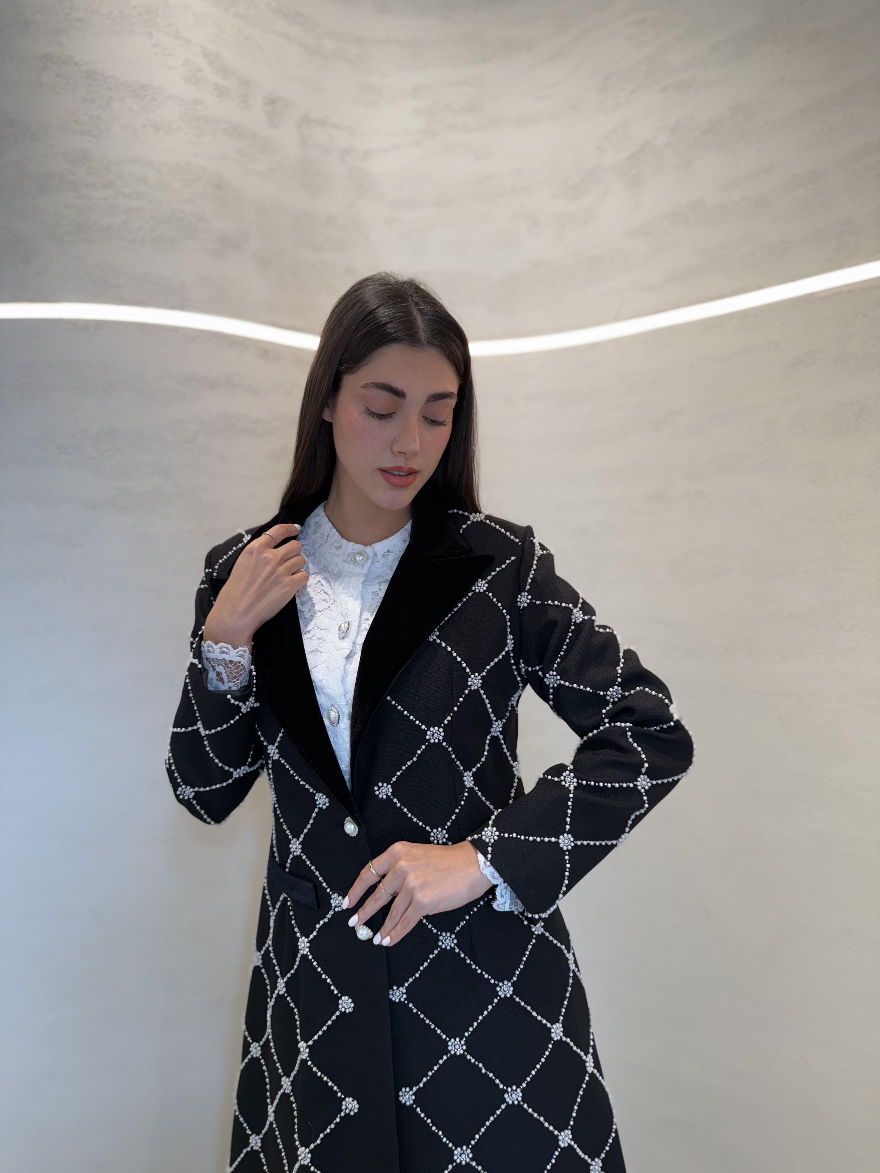 Coco Pearl Abaya F.Lounge.Mena Coco_Pearl_Abaya_Black_1767254724062