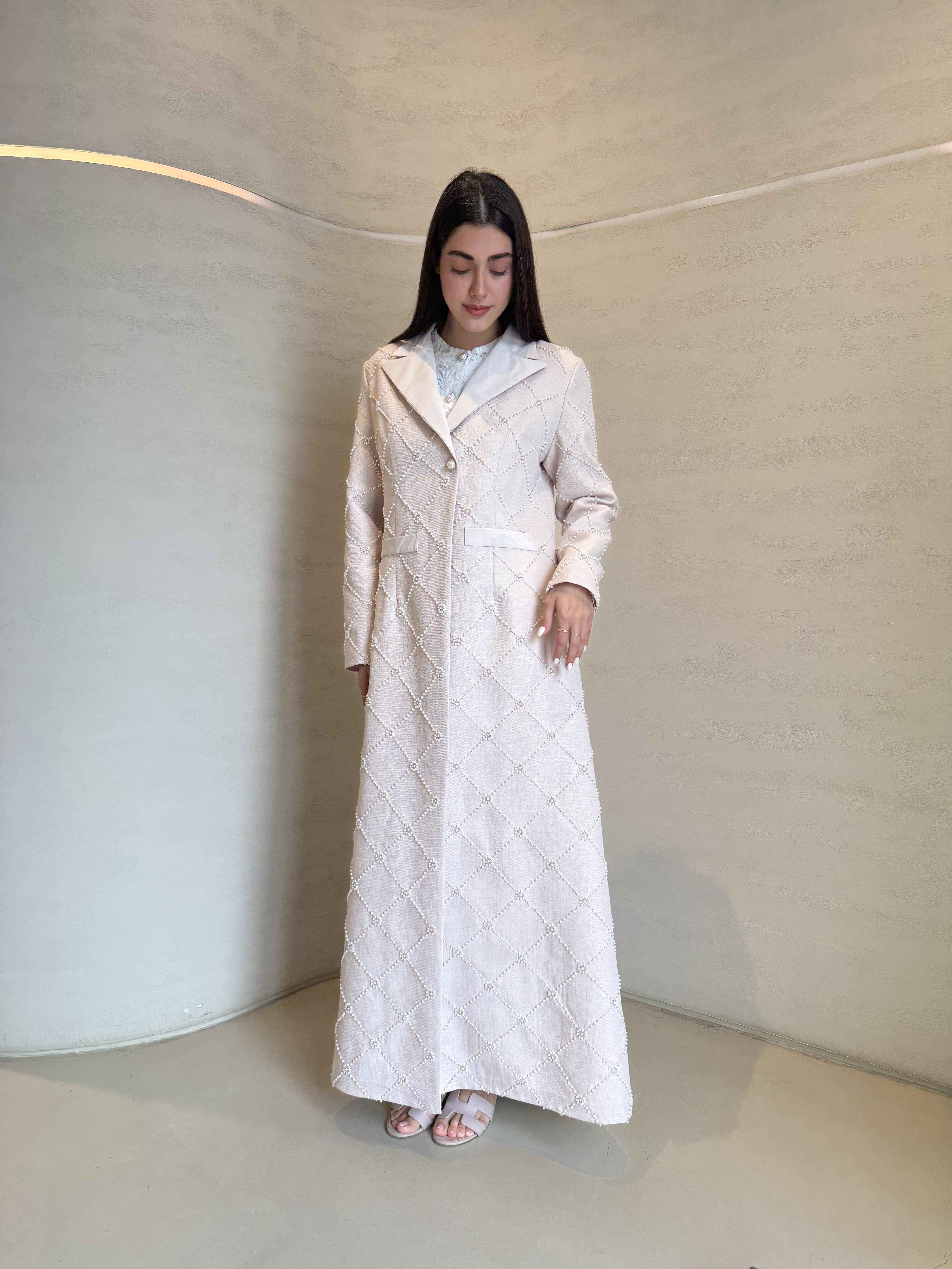 Coco Pearl Abaya F.Lounge.Mena Coco_Pearl_Abaya_Pink_1767254417303