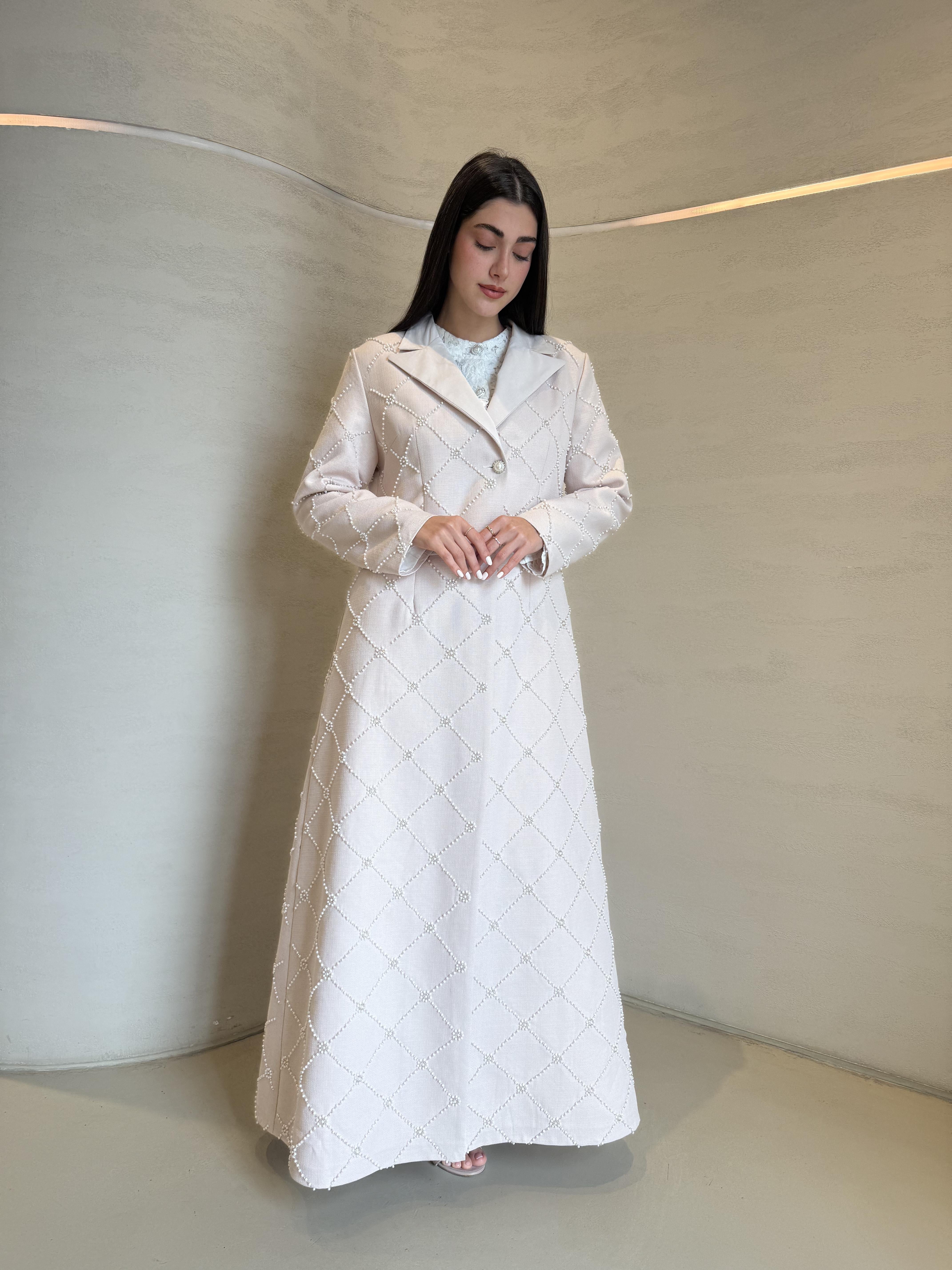 Coco Pearl Abaya F.Lounge.Mena Coco_Pearl_Abaya_Pink_1767254418567