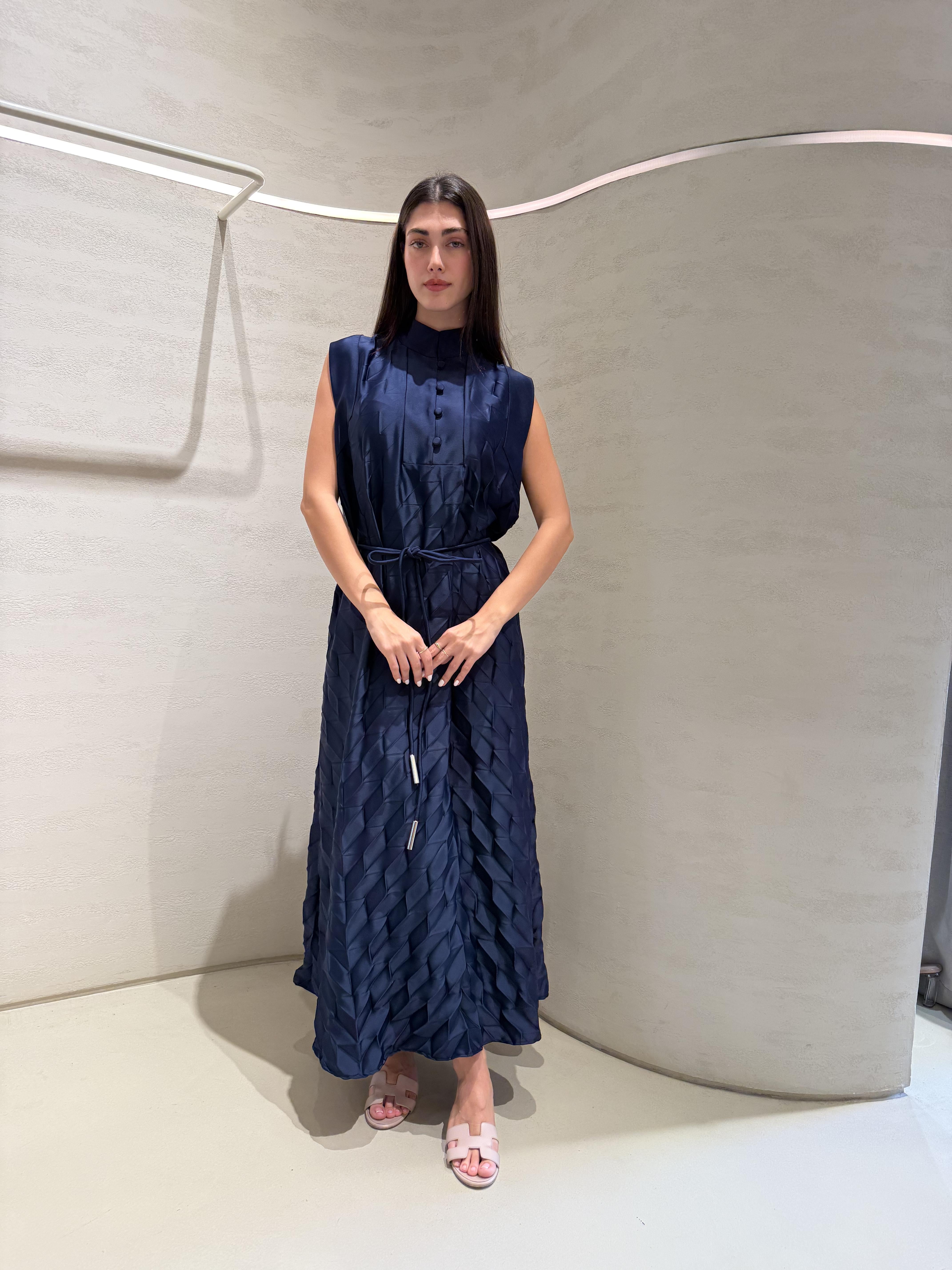 Cube Dress F.Lounge.Mena Cube_Dress_Navy_1767256678743