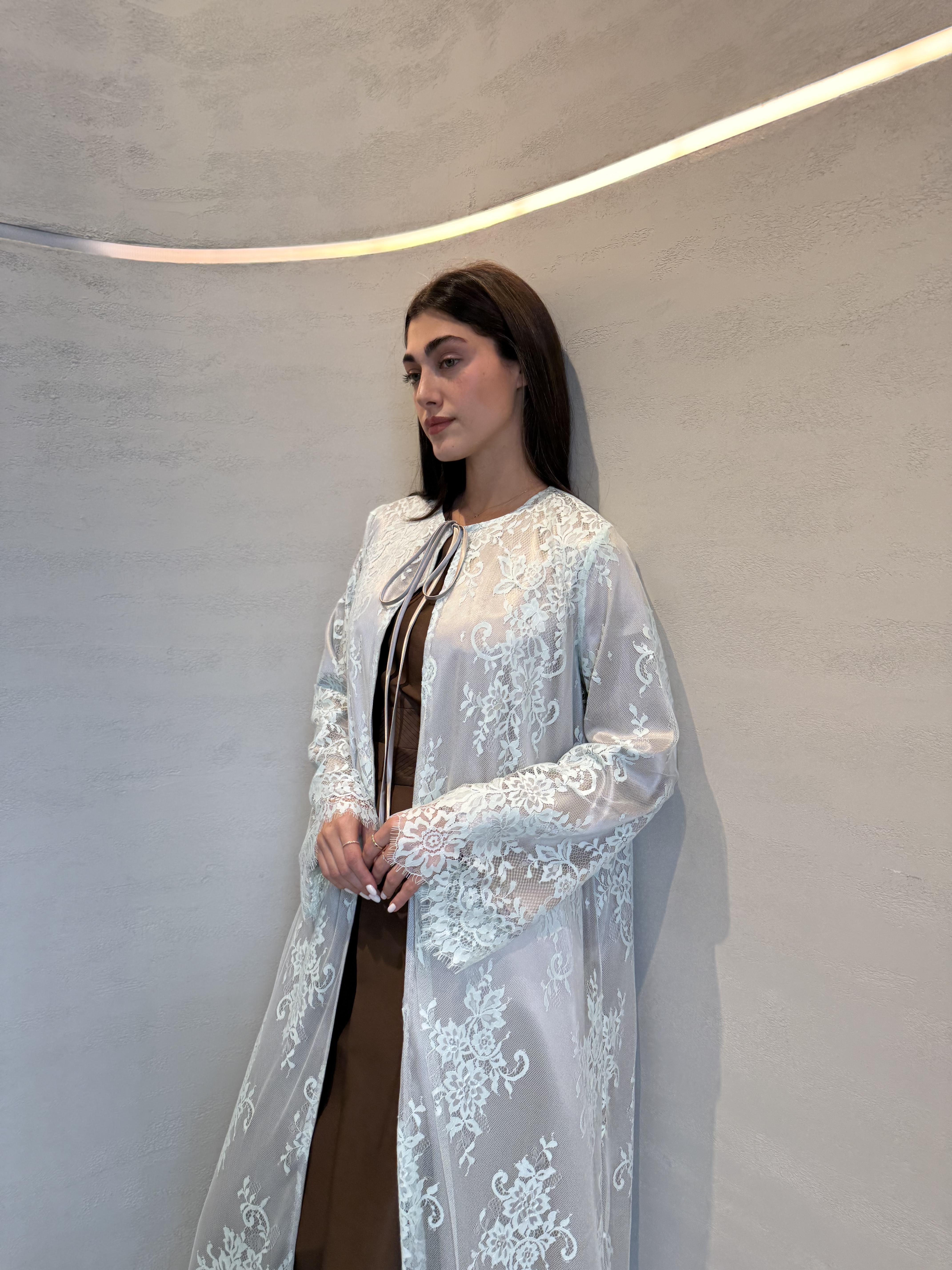 Dantel Lace Abaya F.Lounge.Mena Dantel_Lace_Abaya_Mint_1767260149847