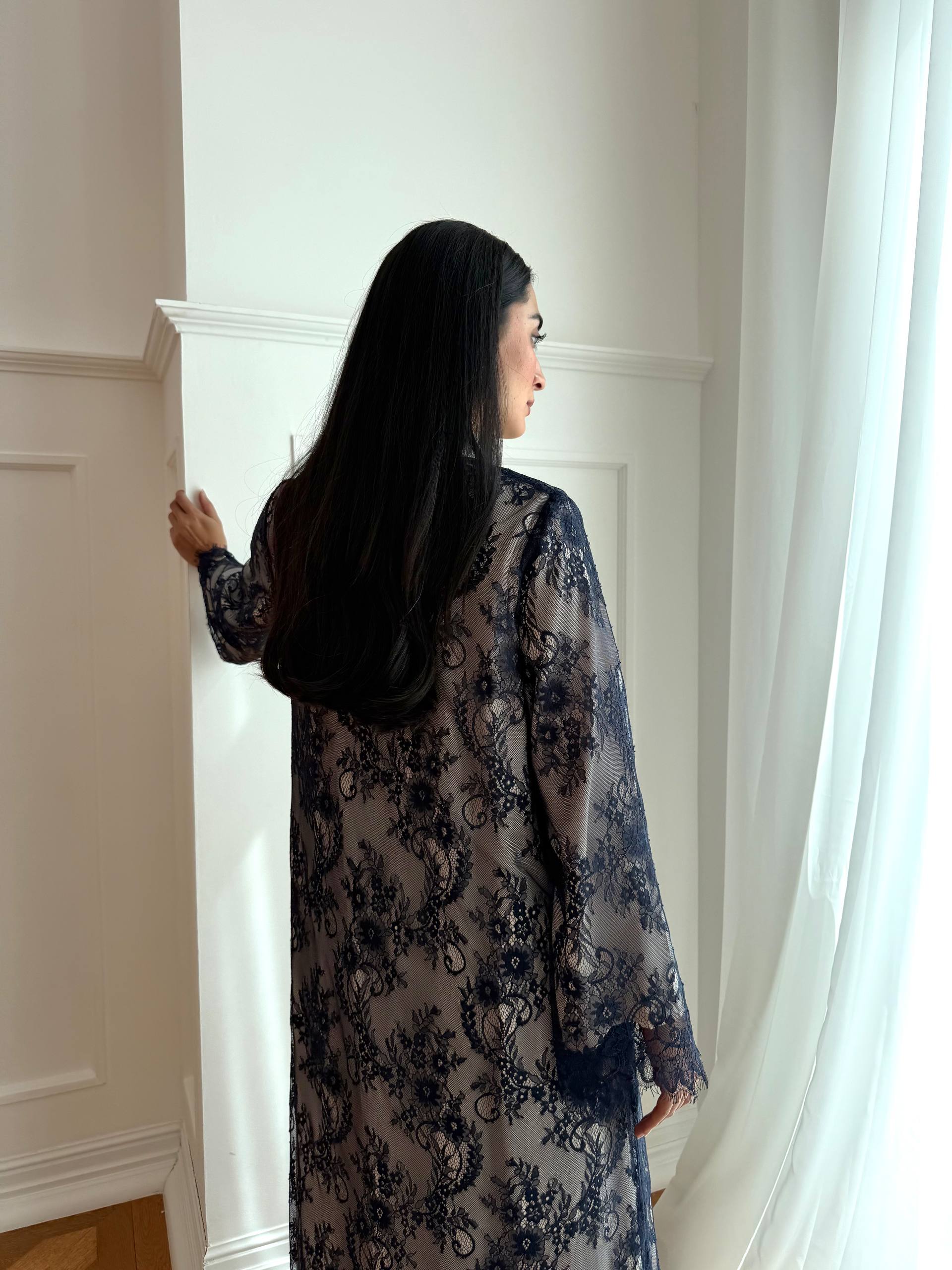 Dantel Lace Abaya Unknown Dantel_Lace_Abaya_Navy_1770730260908