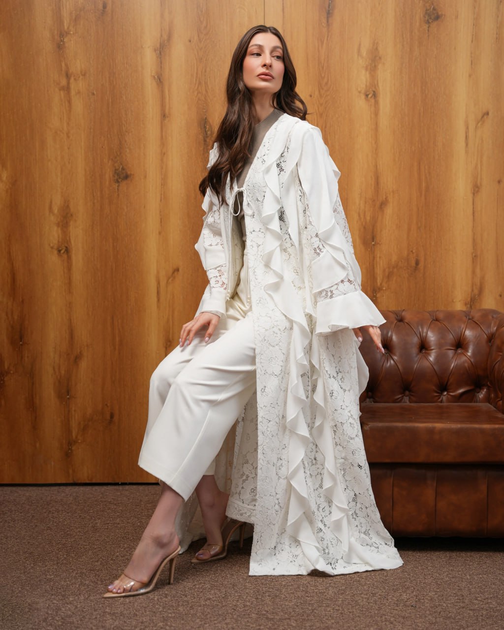Dantel Silk Abaya F.Lounge.Mena Dantel_Silk_Abaya_White_1771152537012