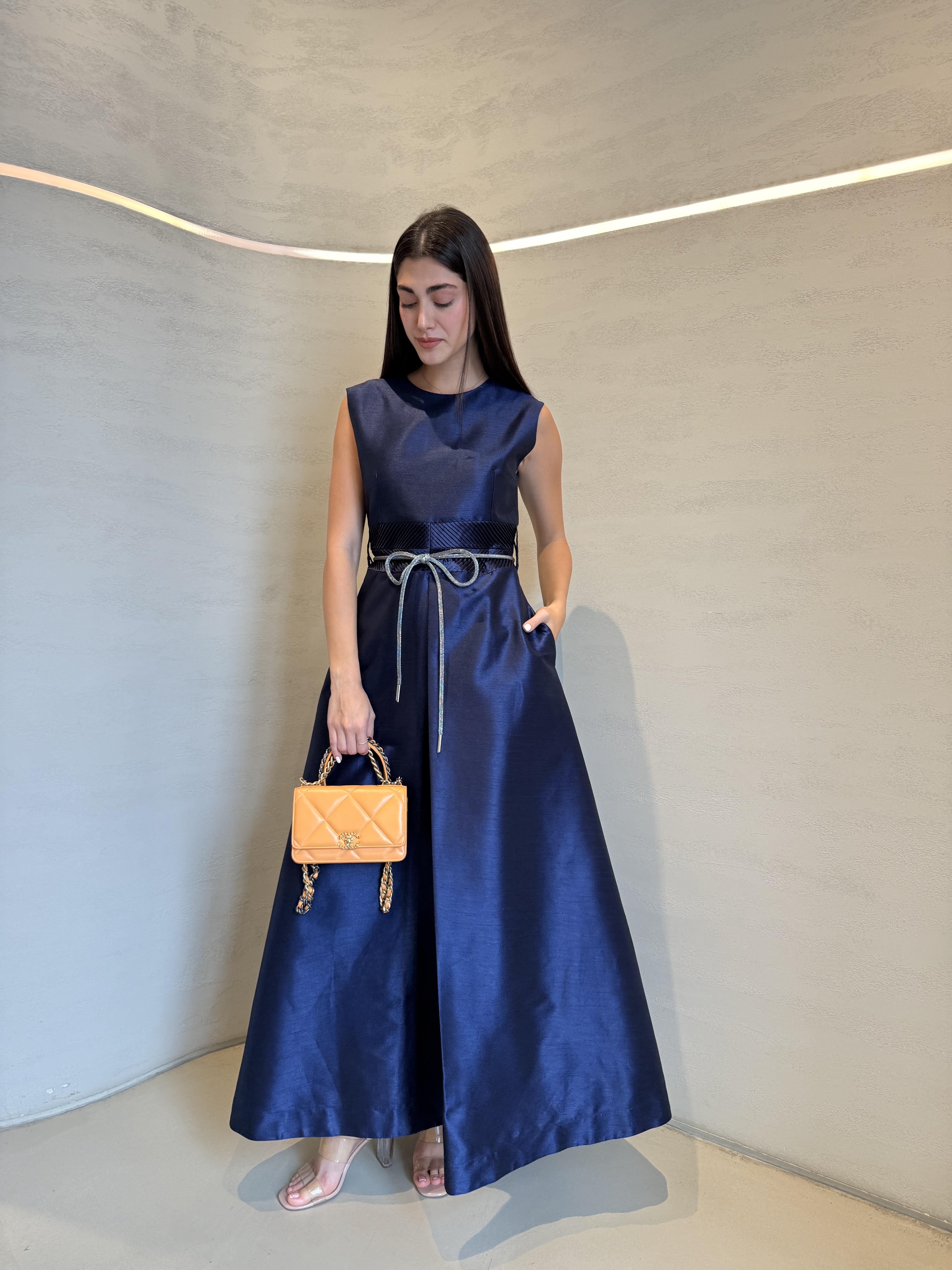 Double Pleated Dress F.Lounge.Mena Double_Pleated_Dress_Navy_1767259169504