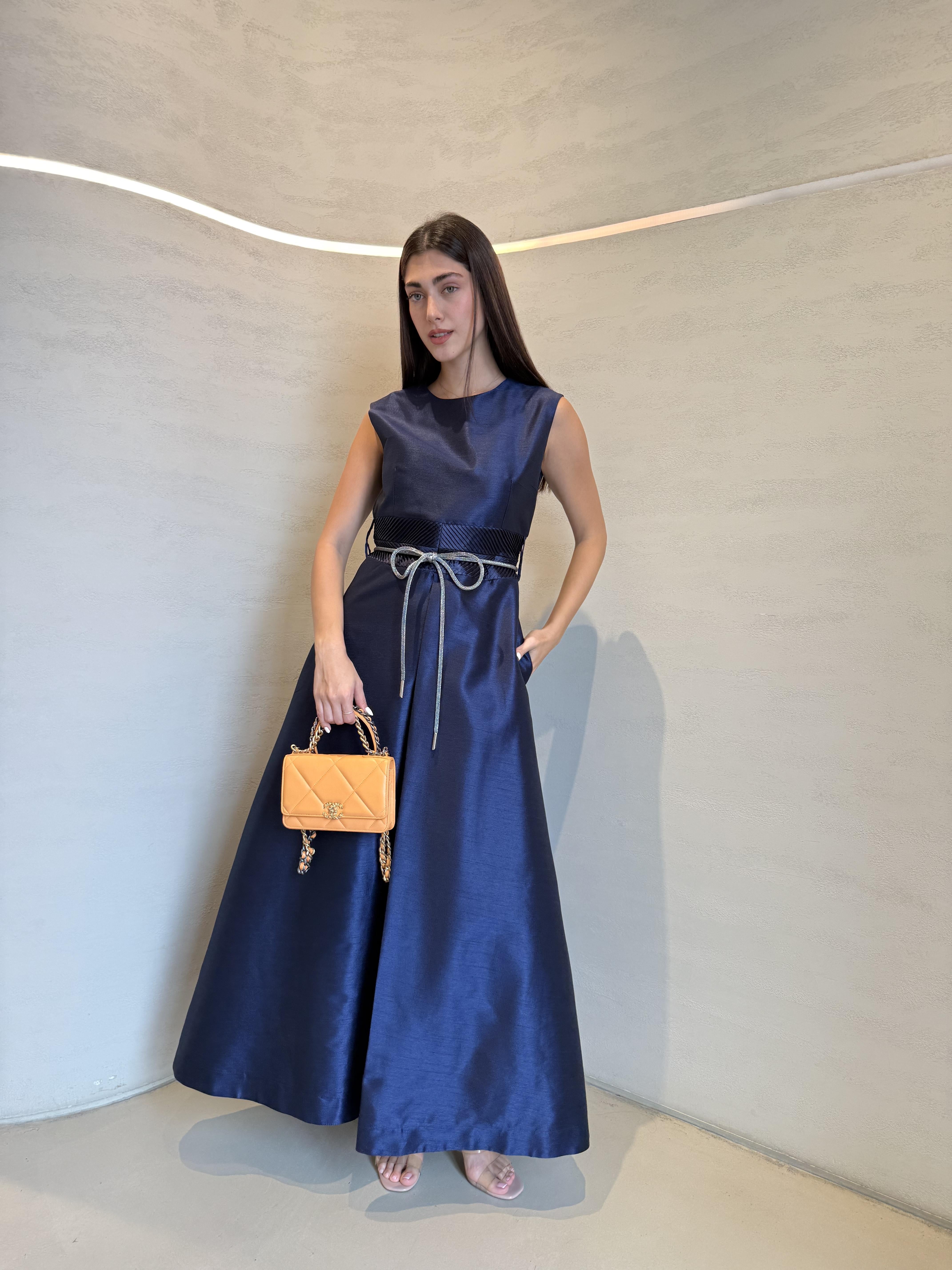 Double Pleated Dress F.Lounge.Mena Double_Pleated_Dress_Navy_1767259169814