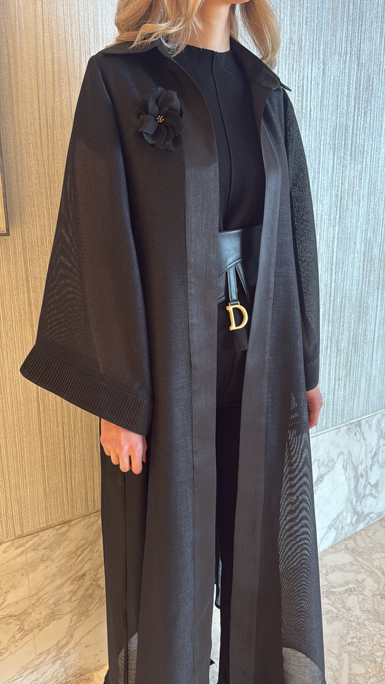 Shine Pleated Abaya Unknown F16CD679-6689-4449-B108-3D5C8130B53B