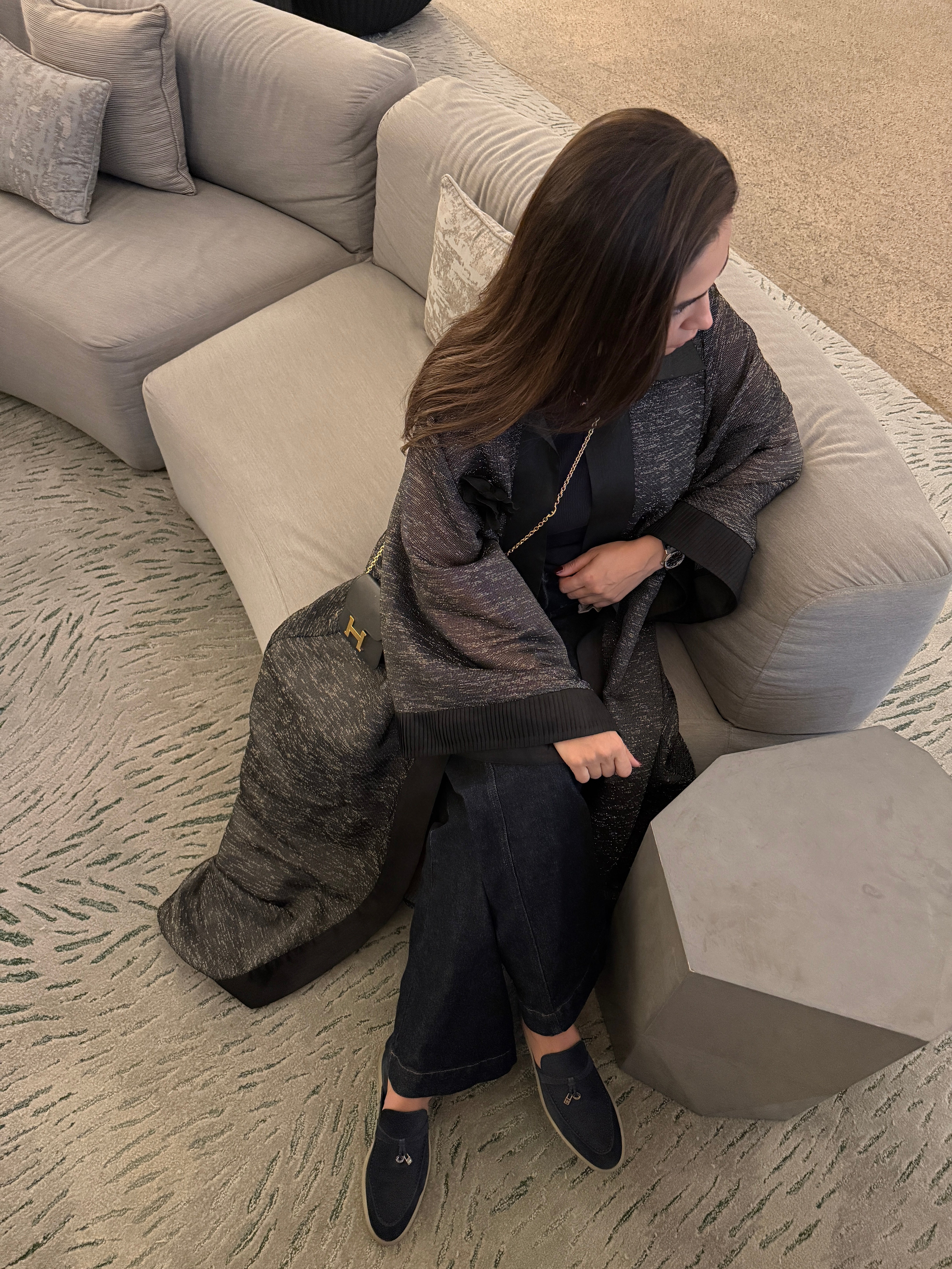 Shine Pleated Abaya Unknown IMG_4848