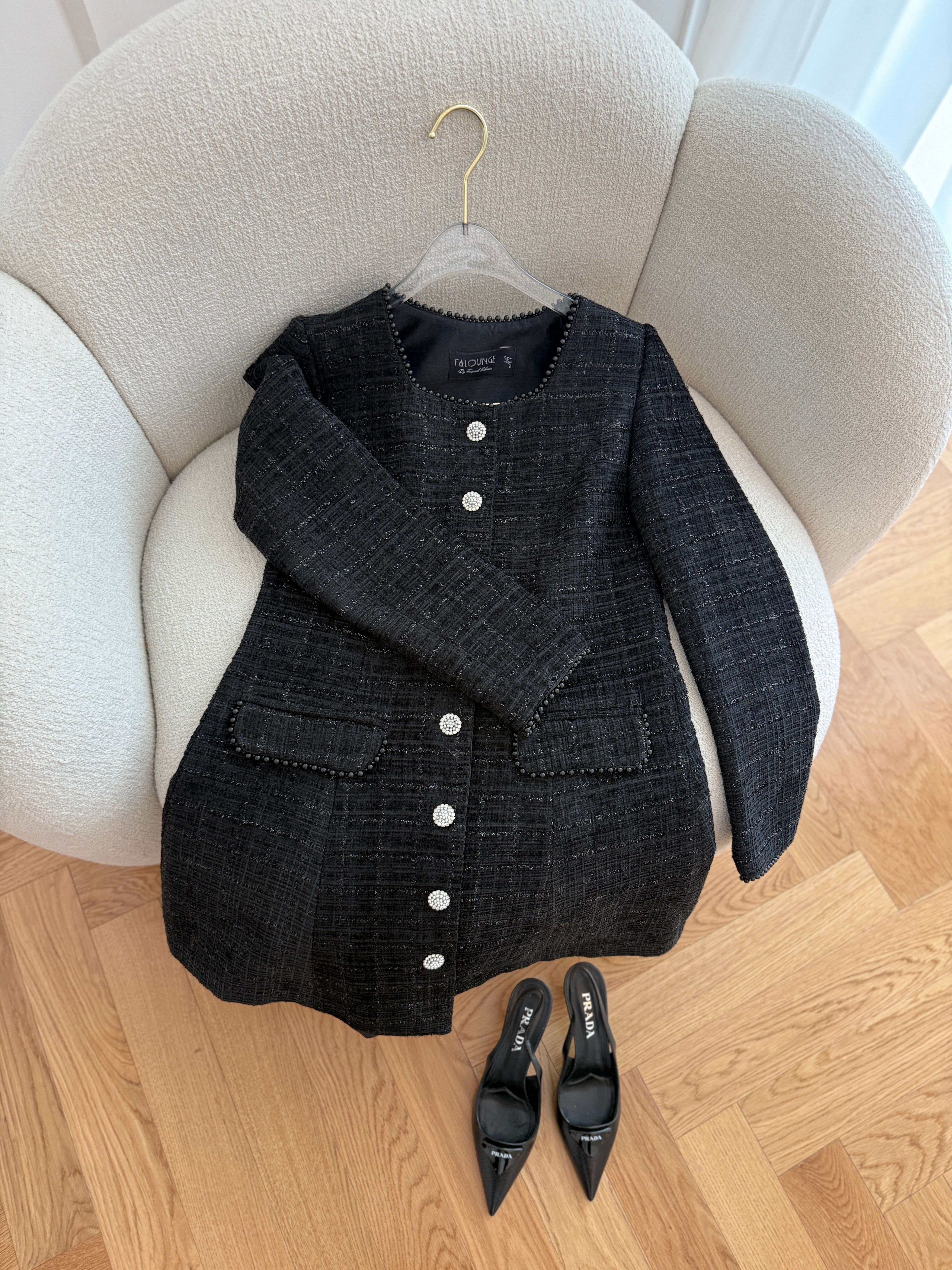 Chenille Pearl Dress