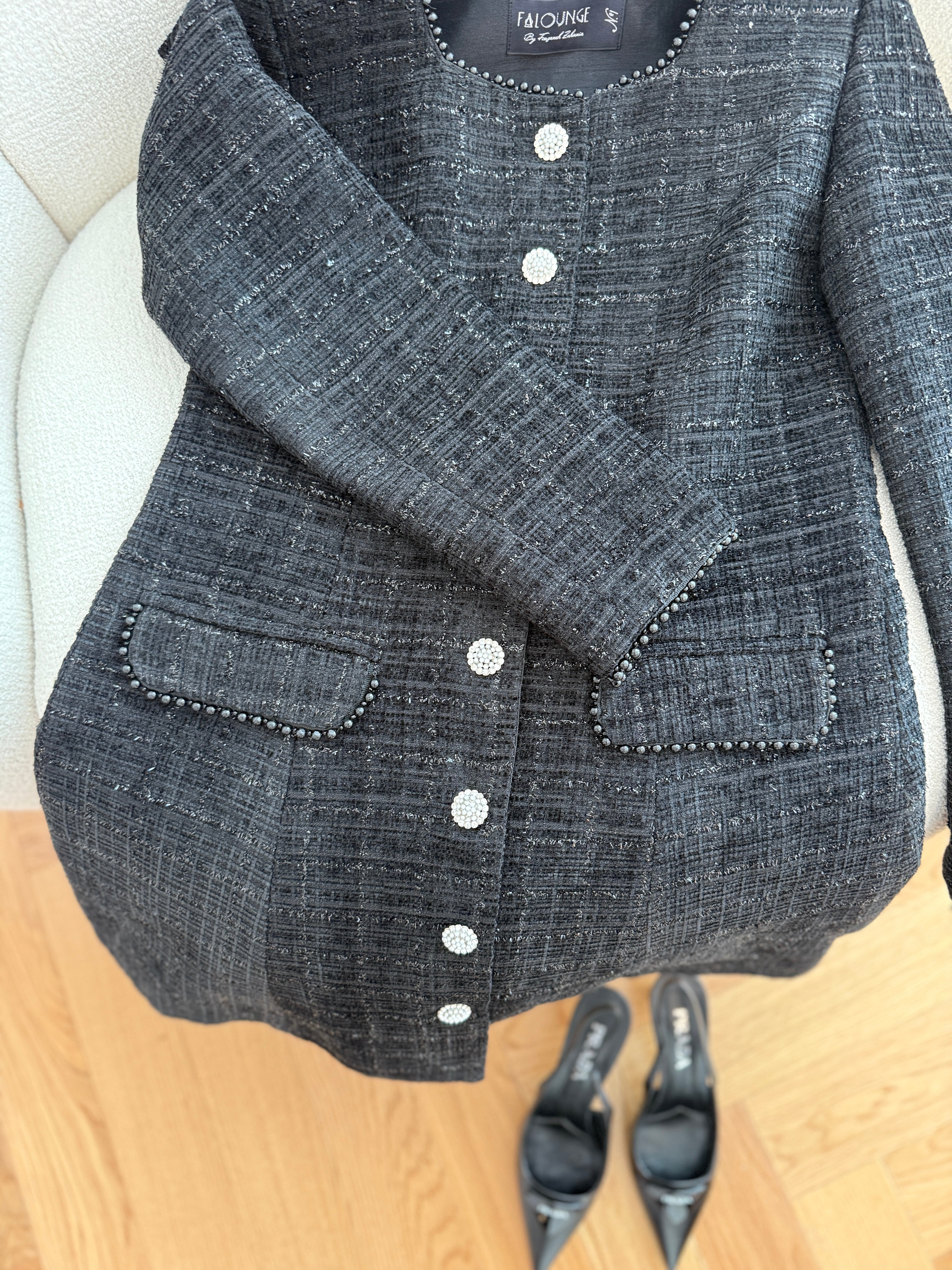 Chenille Pearl Dress