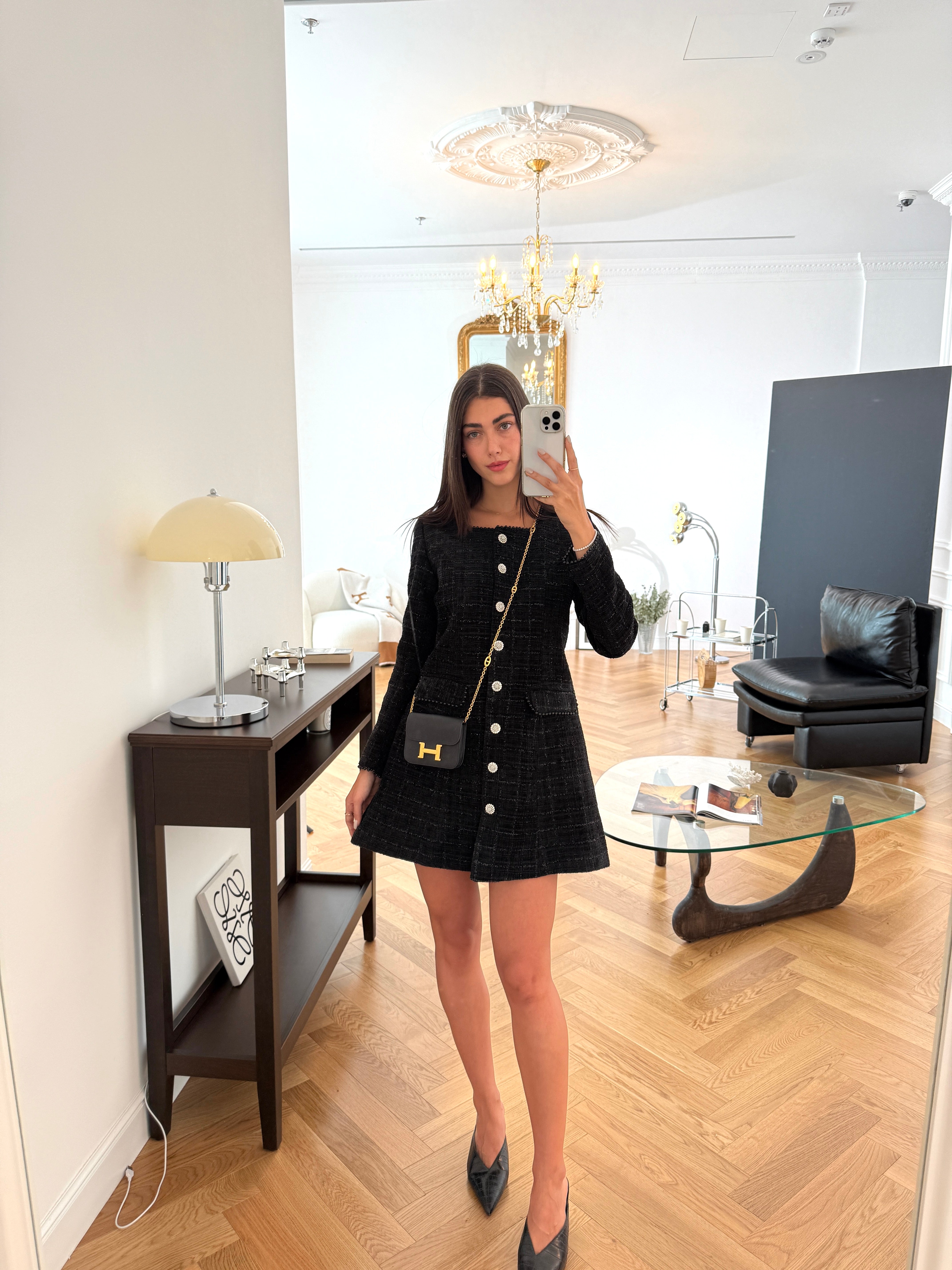 Chenille Pearl Dress