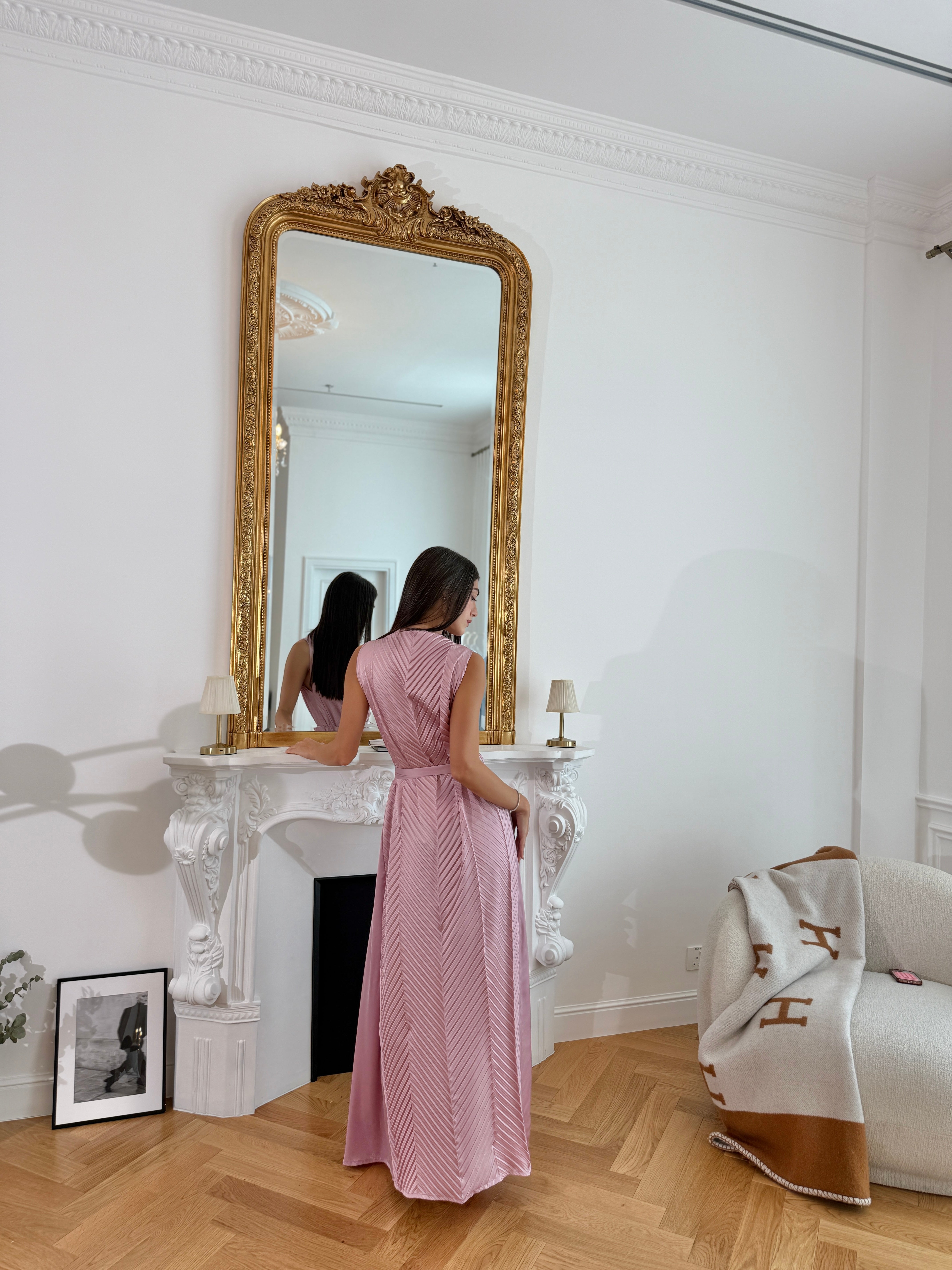 Silk Linear Dress