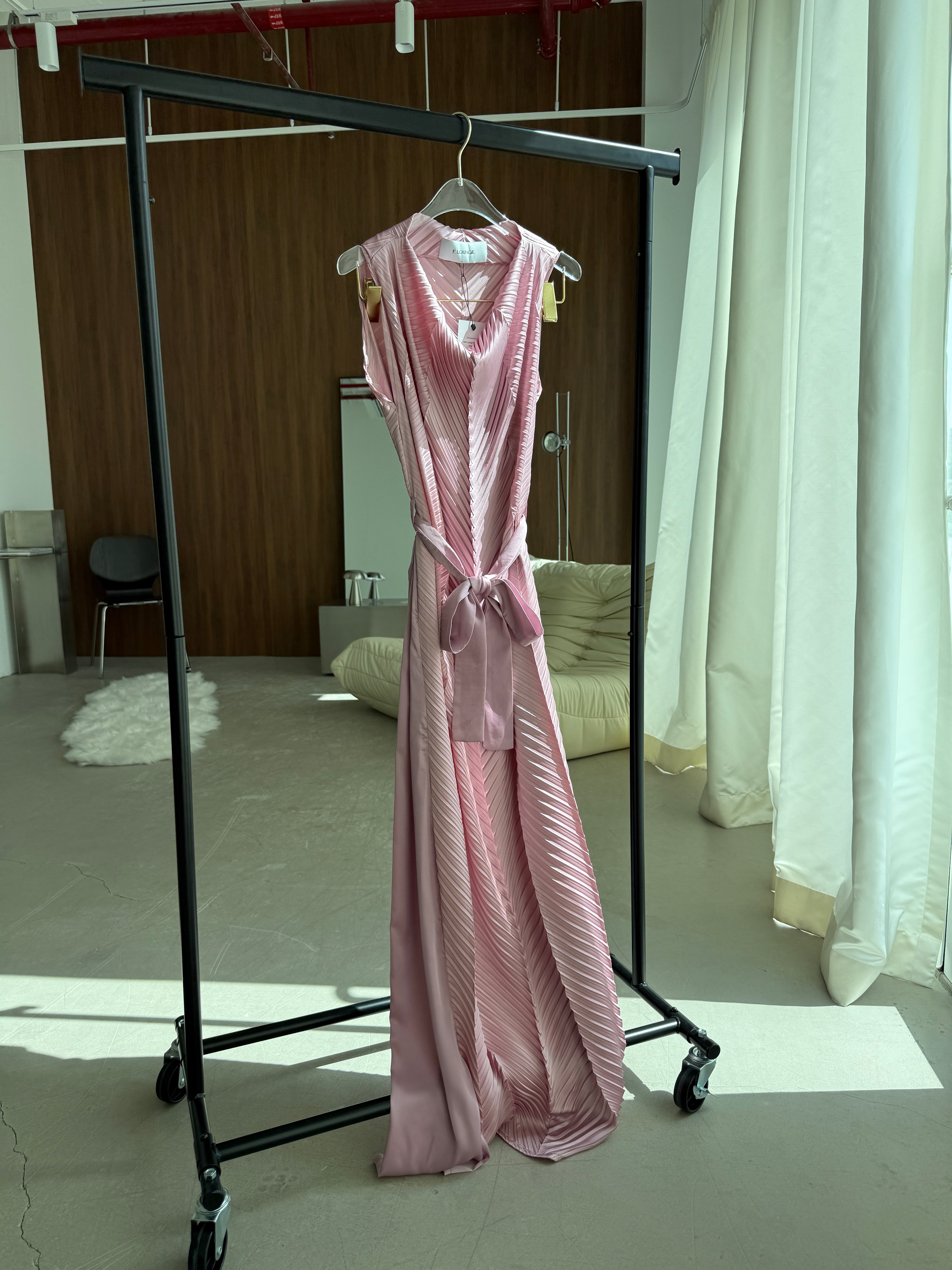 Silk Linear Dress