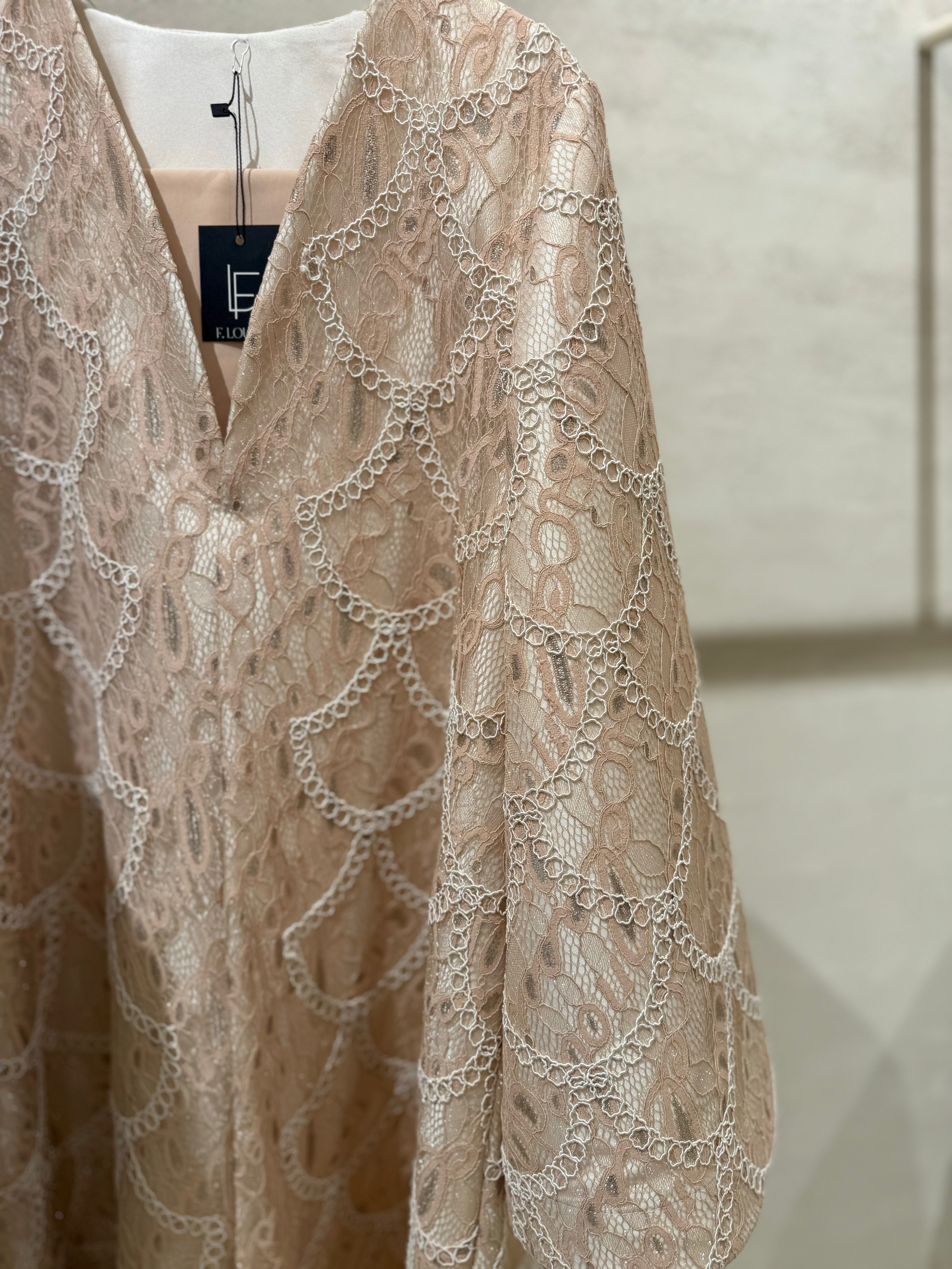 Braided Lace Abaya F.Lounge.Mena IMG_7149