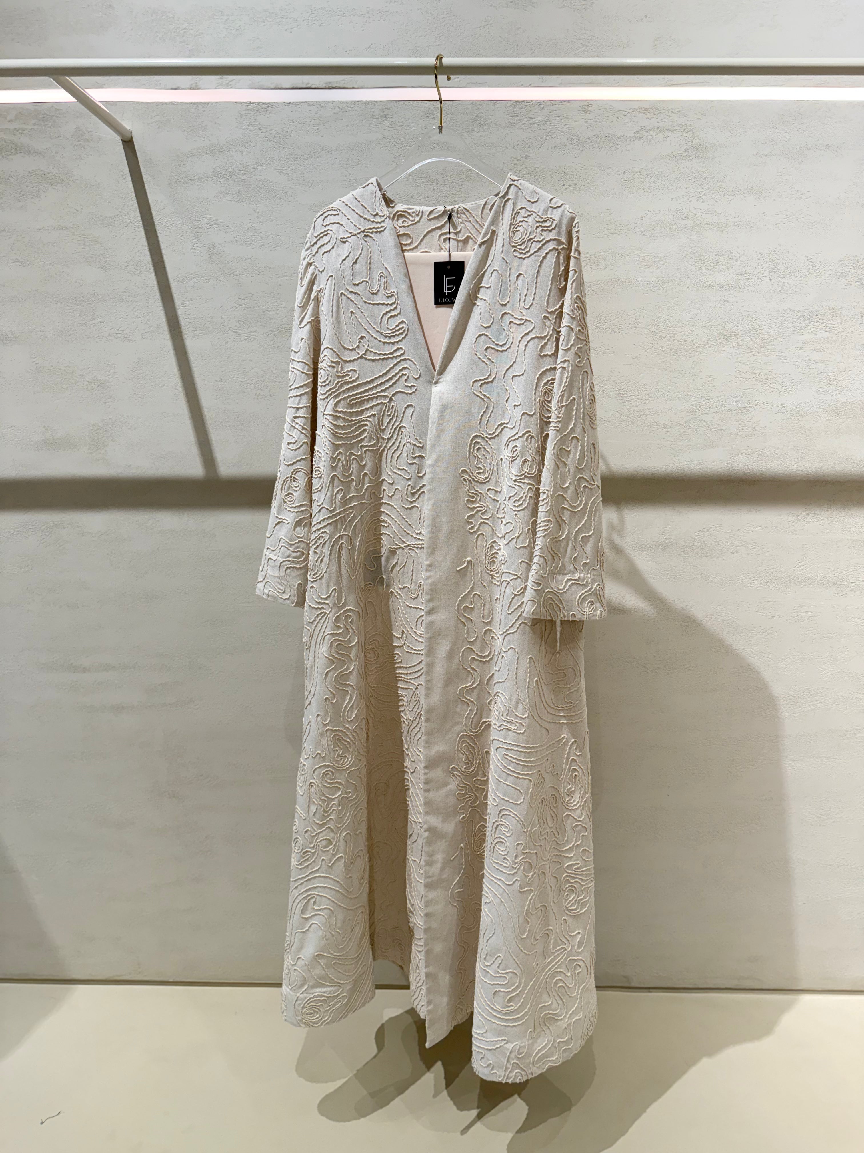 Braided Lace Abaya F.Lounge.Mena IMG_7161